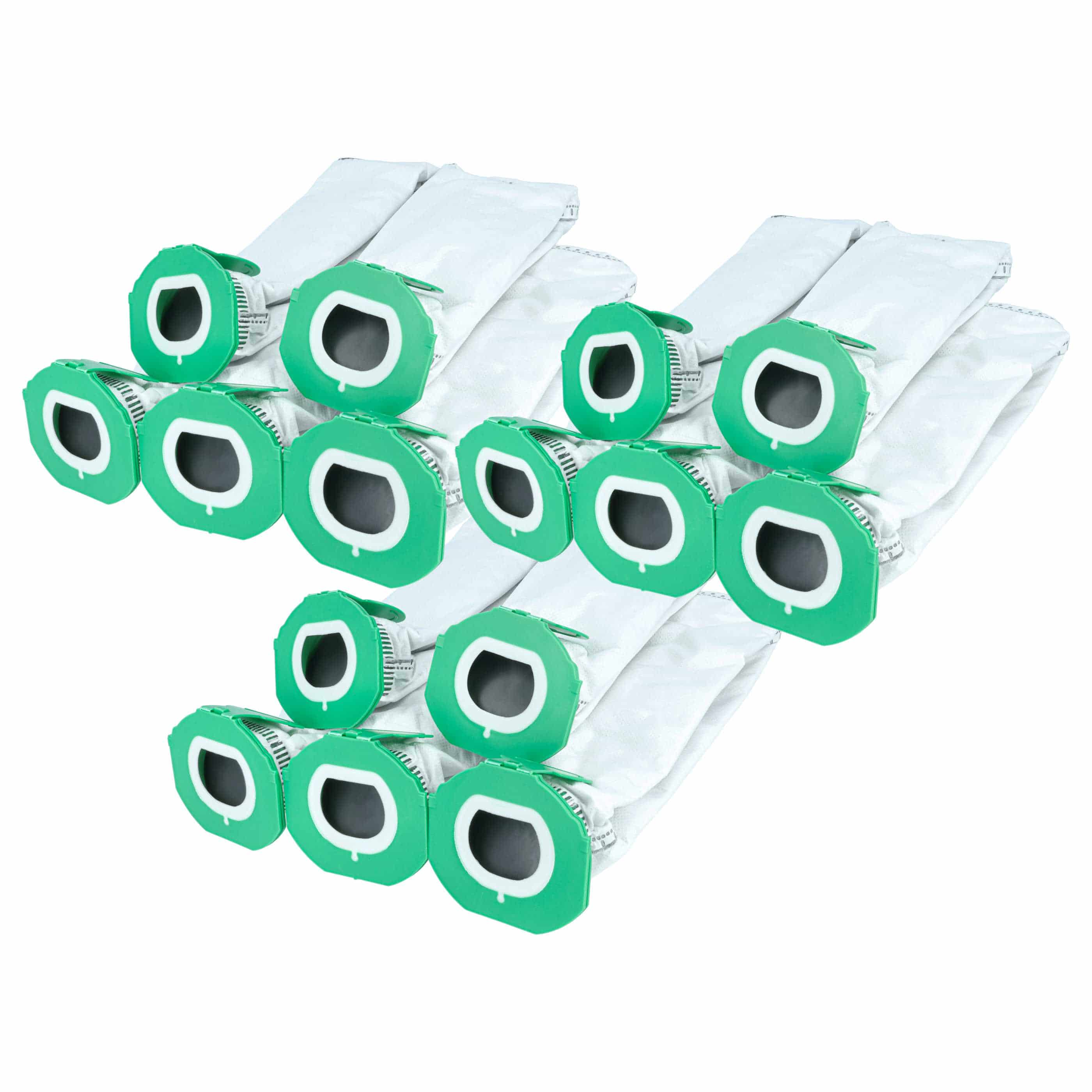 15x Sac remplace Vorwerk FP7, FP7s pour aspirateur Vorwerk - toison, plastique
