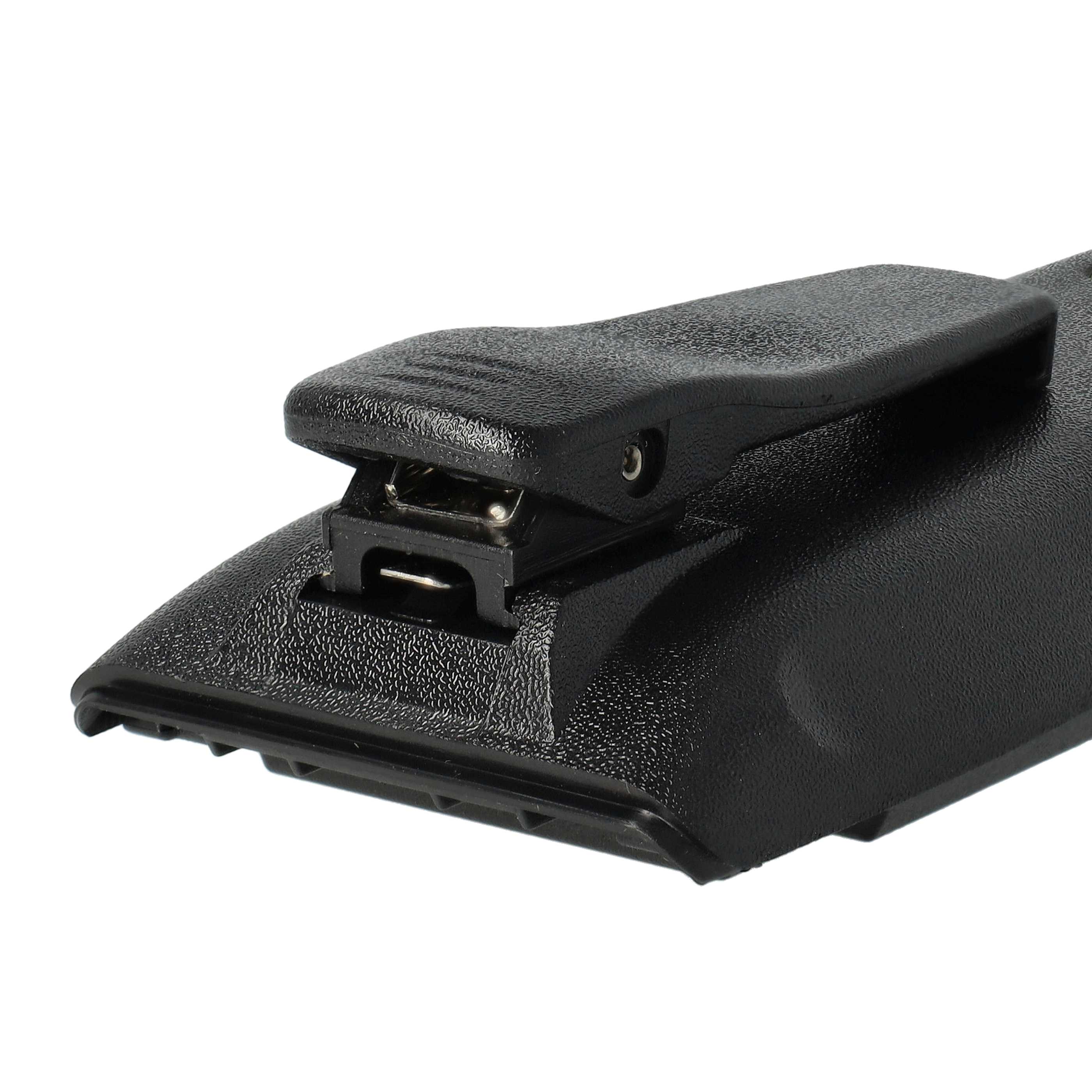 Radio 10x Battery replaces Motorola NNTN4497, NNTN4496AR, NNTN4496 - 1400 mAh 7.2 V NiMH + Belt Clip