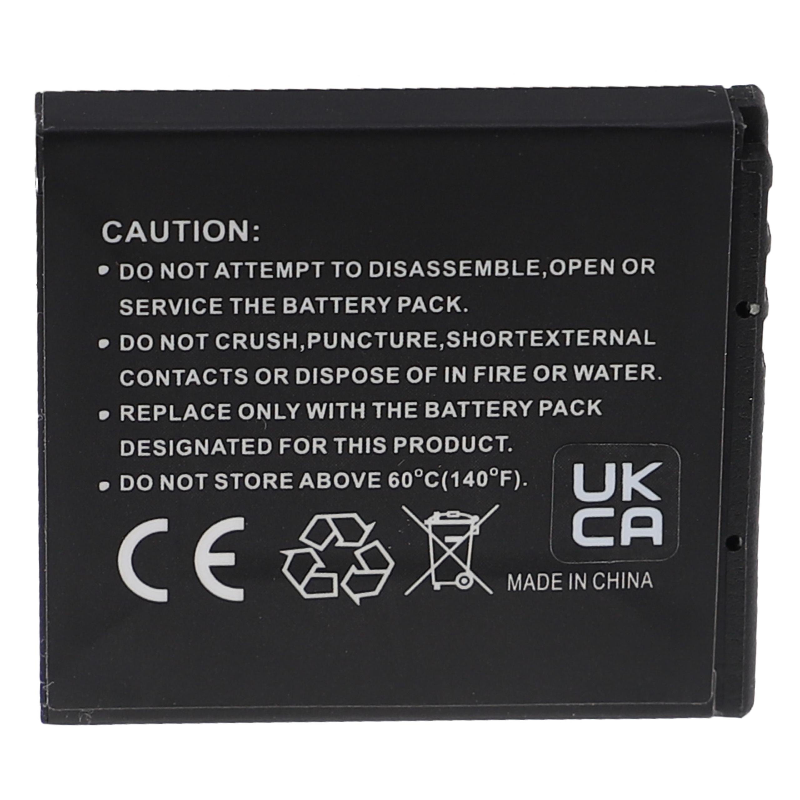 Battery Replacement for Leica BP-DC6 - 1000mAh, 3.7V, Li-Ion
