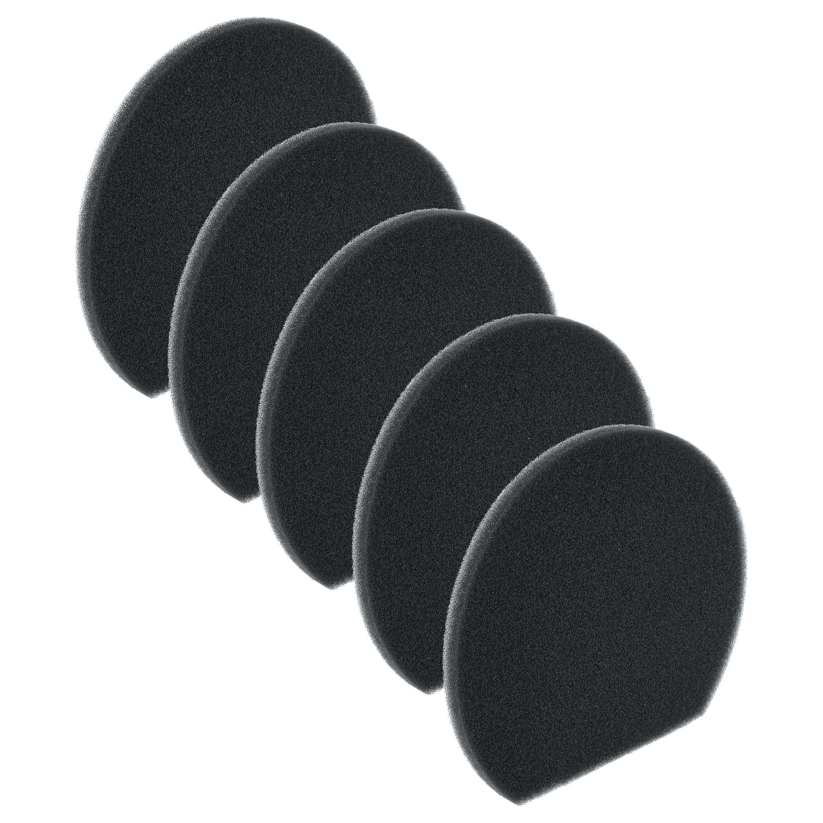 5x foam filter replaces Bosch 12022750 for Bosch Vacuum Cleaner