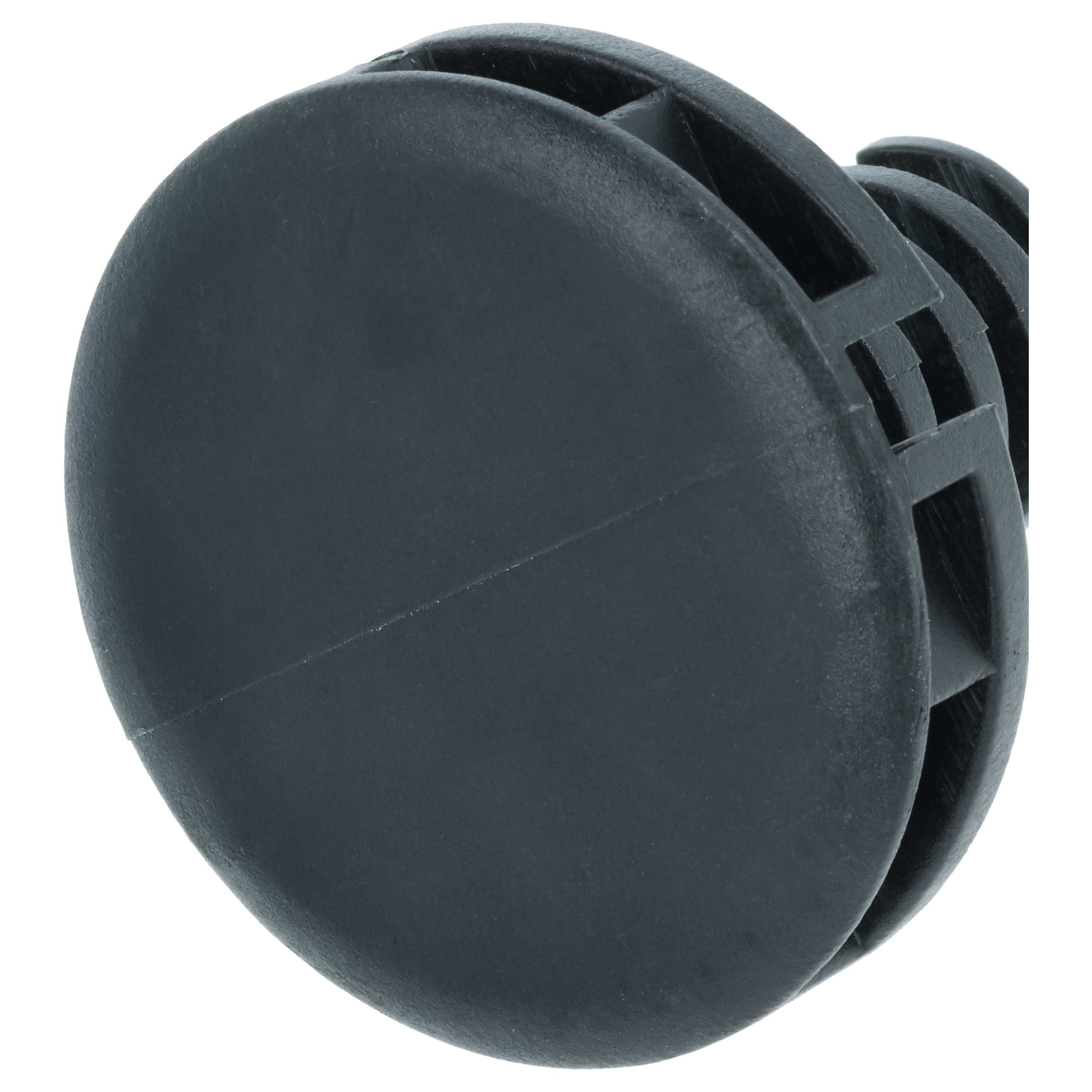 2x Pied réglable remplace AEG 1490004288, 41006470604727 pour sèche-linge, séchoir Zanussi - 3,5 cm, noir