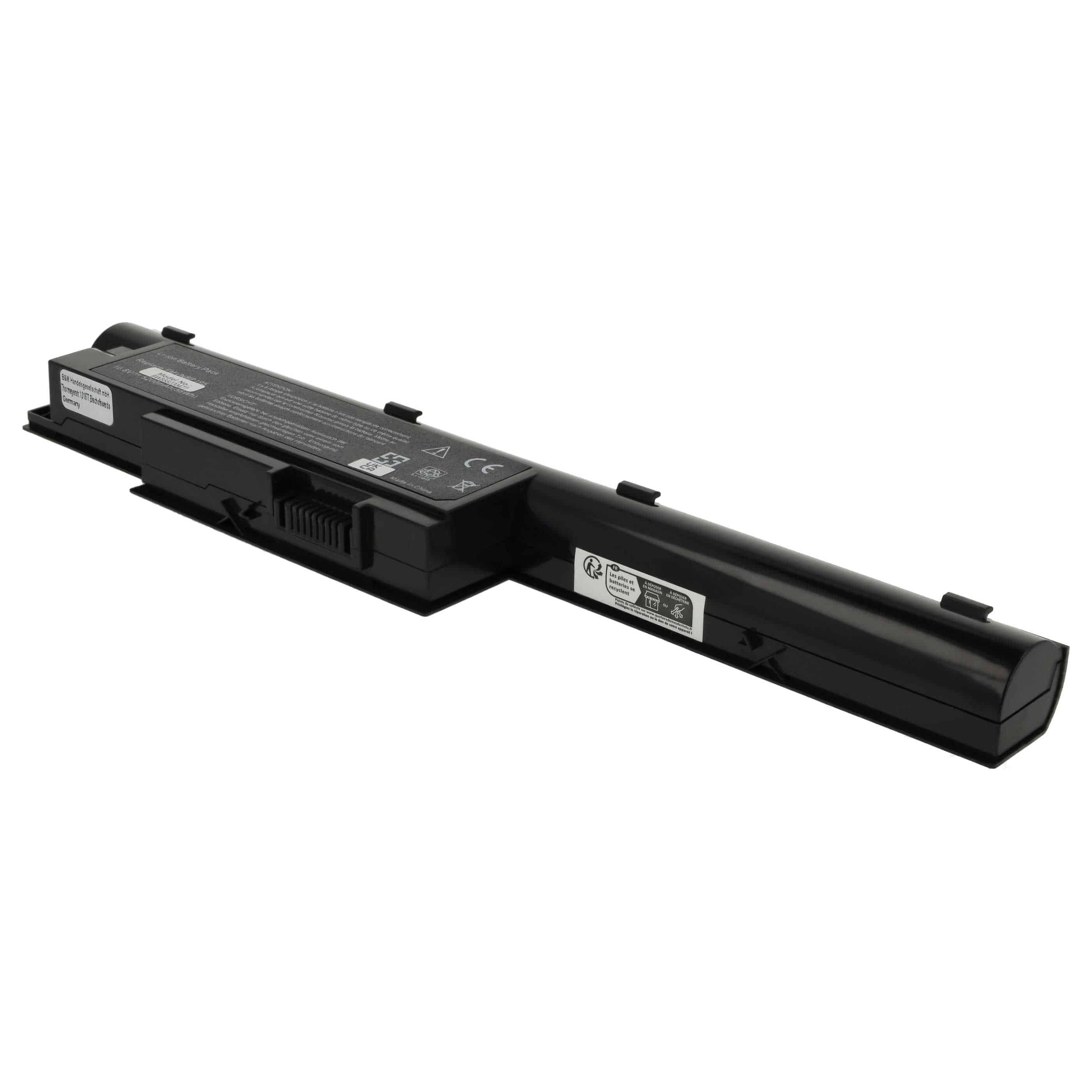Akumulator do laptopa zamiennik Fujitsu CP516151-01, FPCBP274, FMVNBP195 - 5200 mAh 10,8 V Li-Ion, czarny