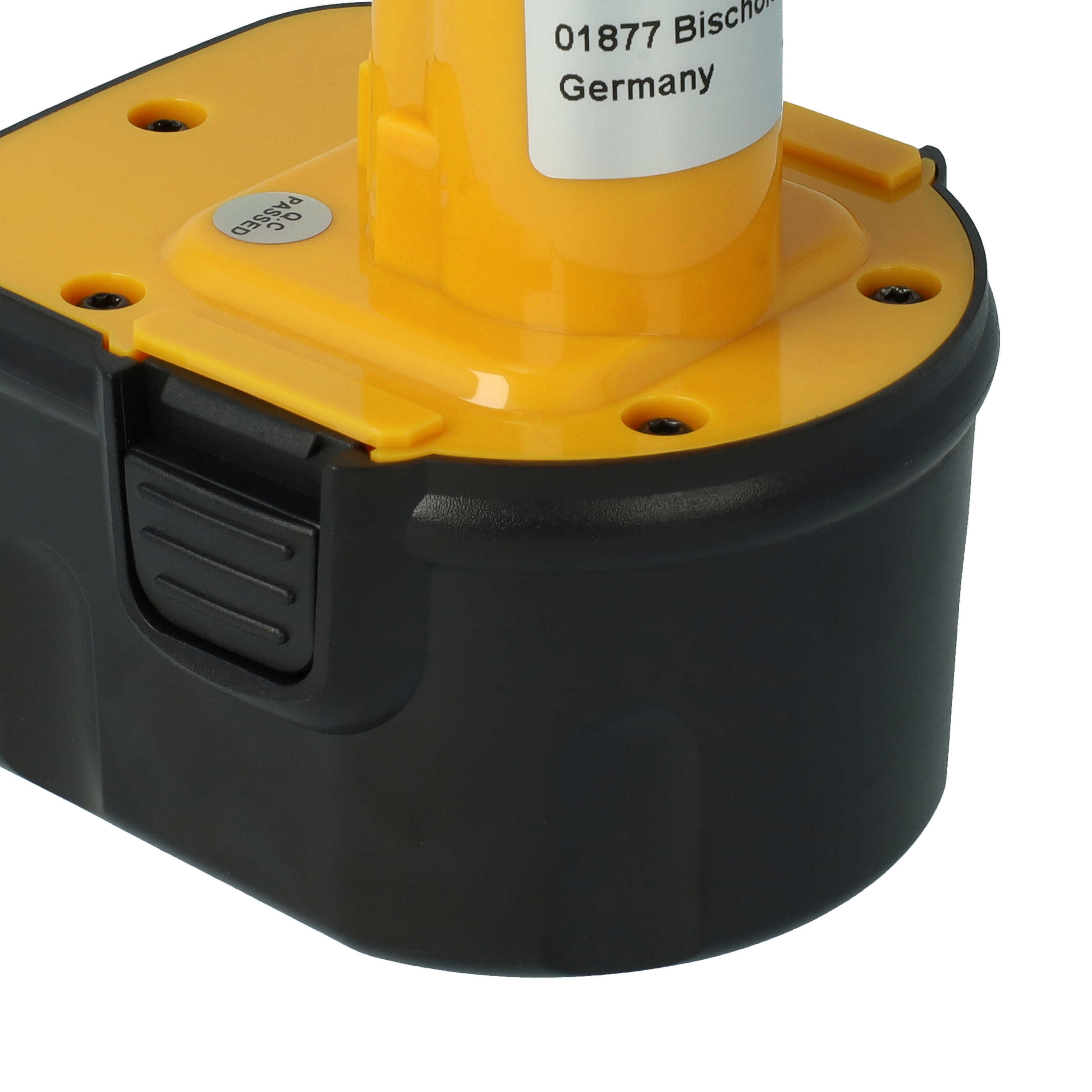 Akku (2x Stück) 12V als Ersatz für Black & Decker A9266, A9275, A9252, A9252 England SL1 3YD - 2Ah, NiMH