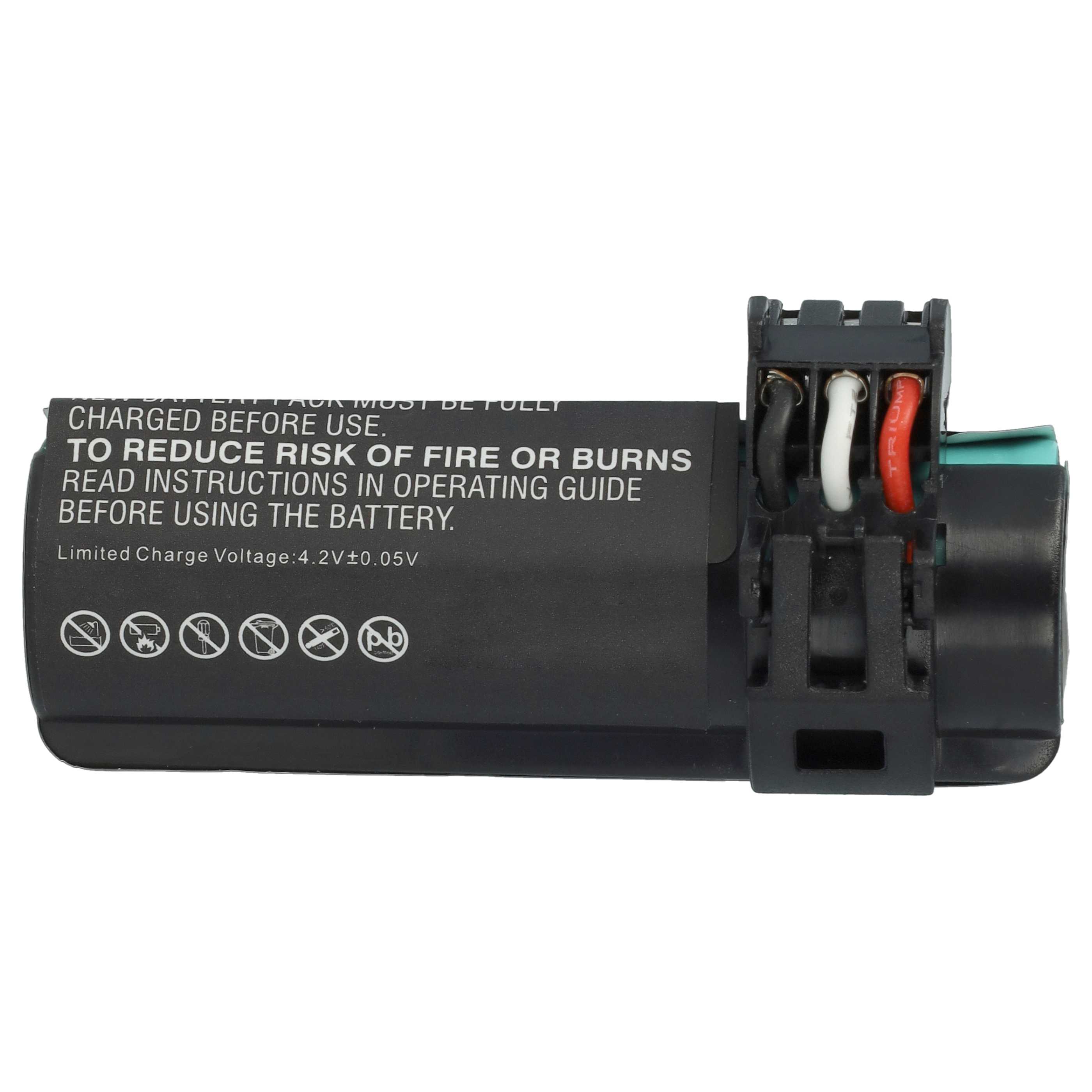 5x Batteries remplace Ingenico F12432566, F26402376 pour scanner de code-barre Ingenico - 3000mAh 3,7V