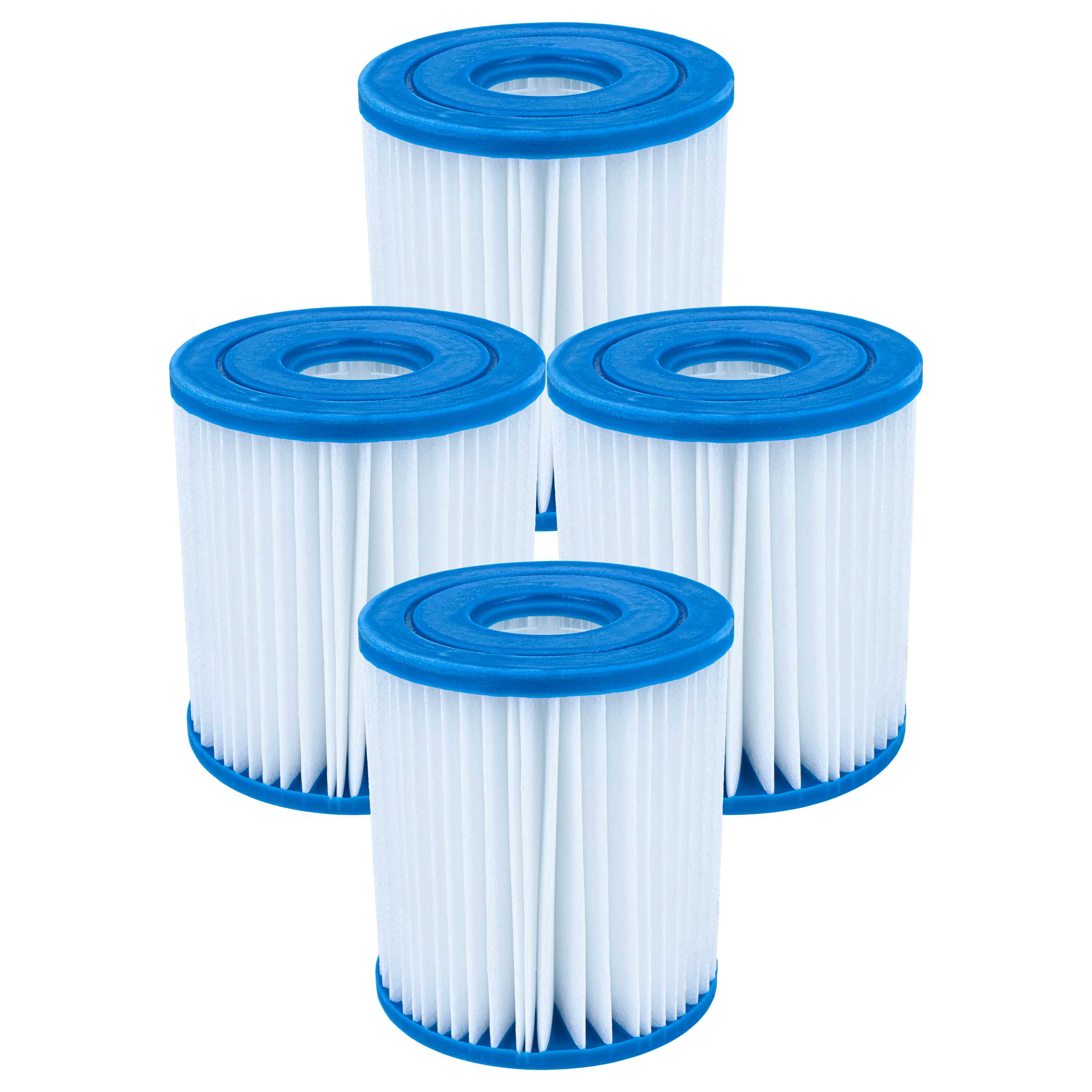 4x Wasserfilter als Ersatz für Intex 29007, Typ H für Intex Swimmingpool & Filterpumpe - Filterkartusche