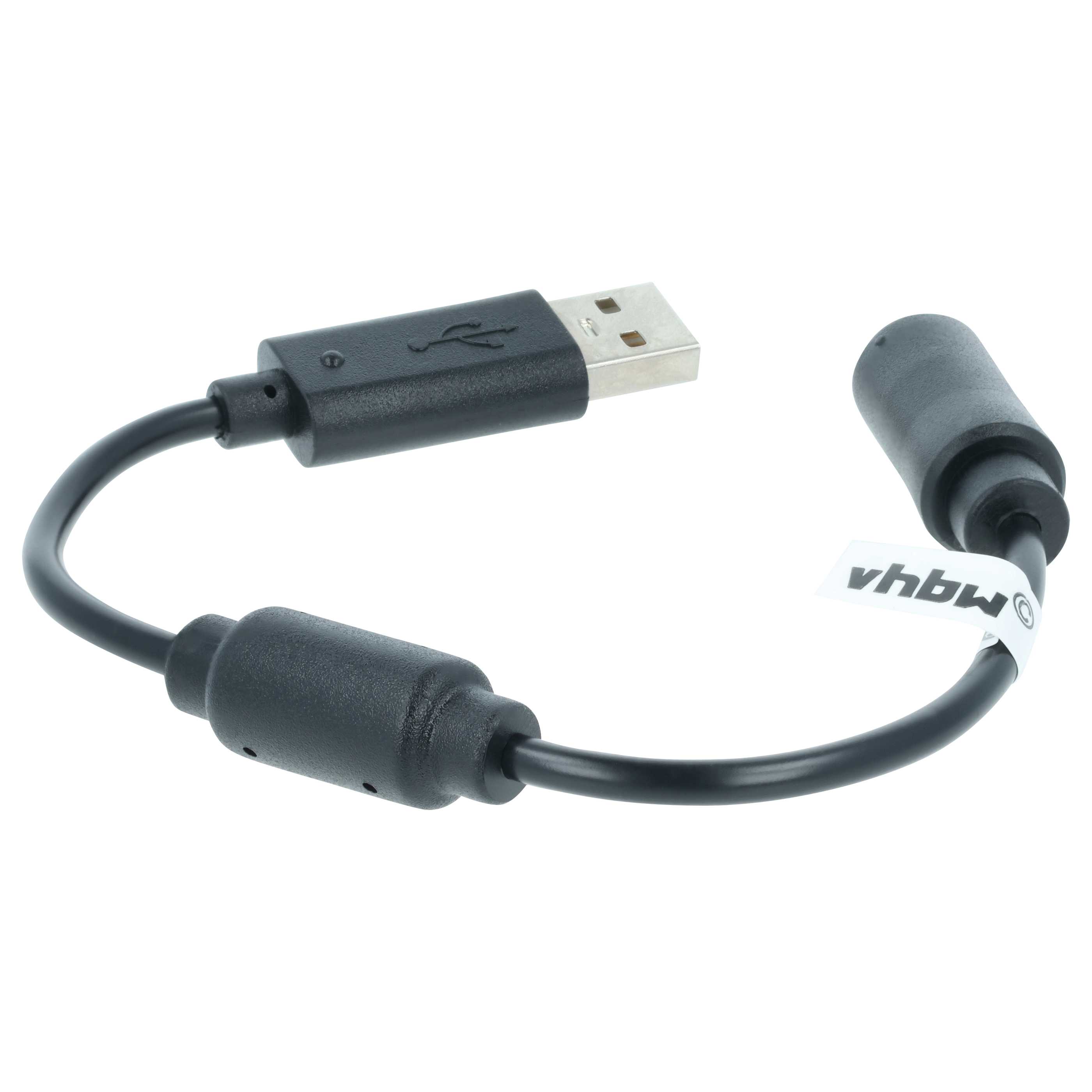 Cavo USB con adattatore a sgancio rapido per controller Microsoft Xbox 360 - nero