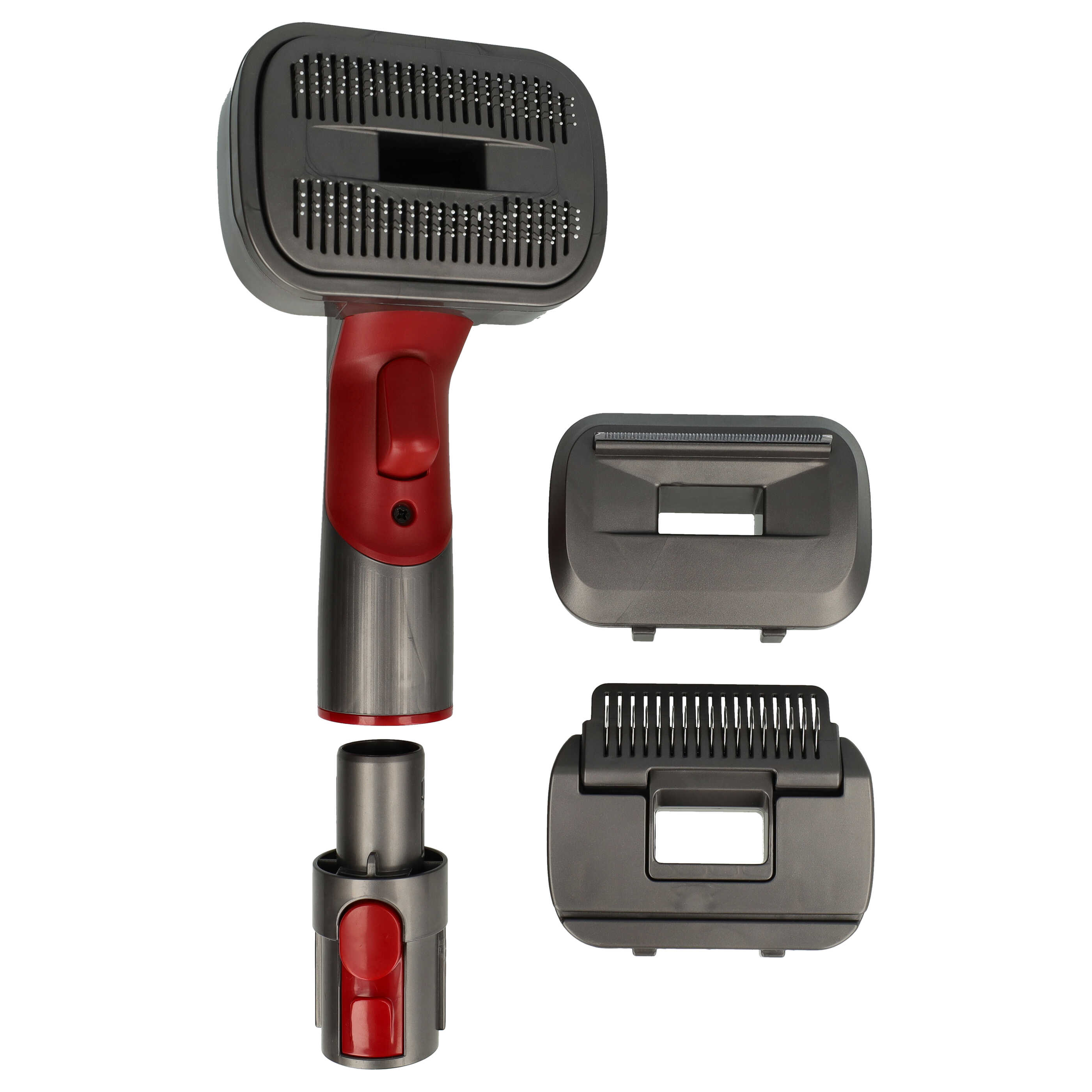 3-in-1 Pet Hair Brush Nozzle for V8 Absolute Dyson Vacuum Cleaner - Self-Cleaning, Incl. Connection Adapter