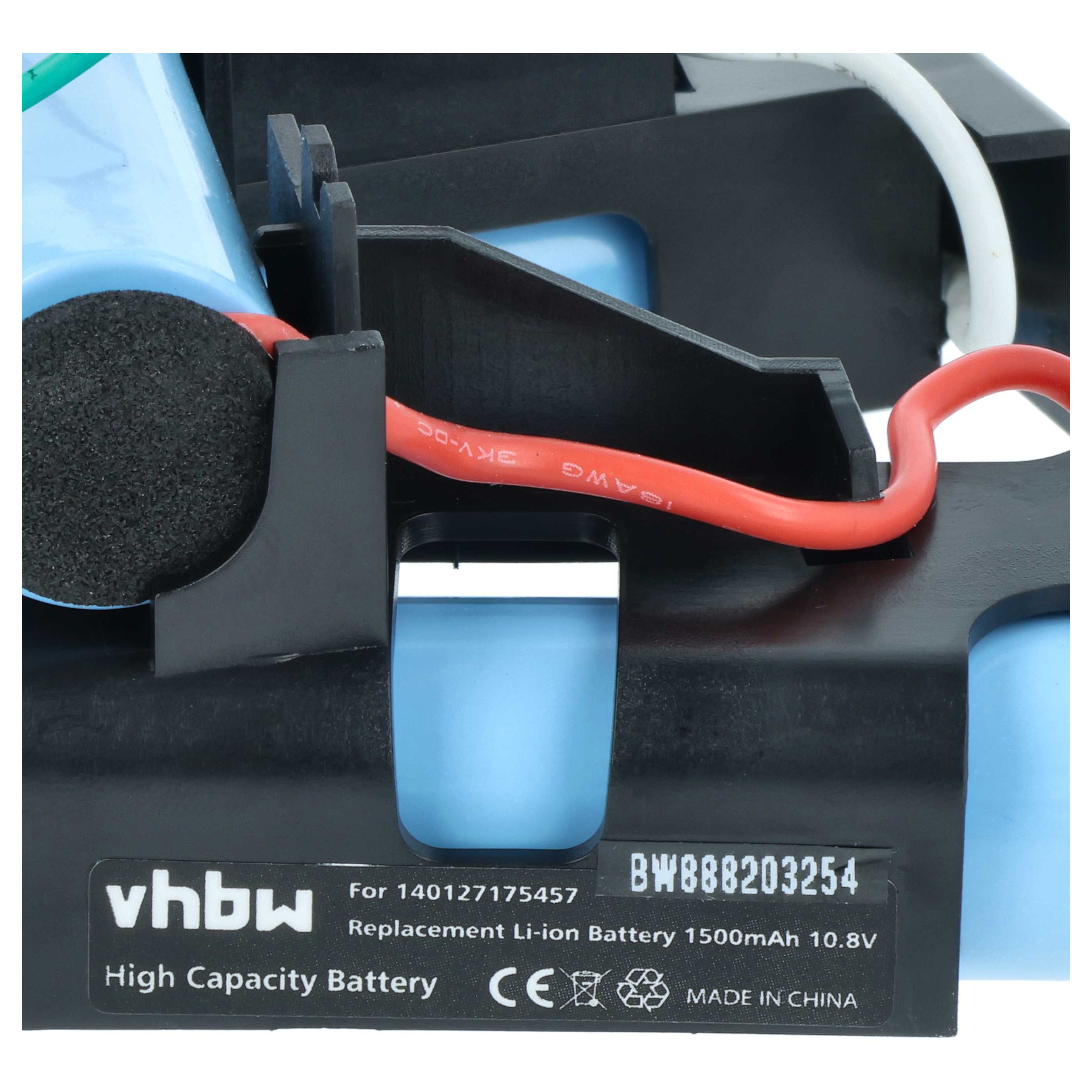 Battery replaces AEG 140127175457 for Electrolux etc. 1500mAh, 10.8V, Li-Ion