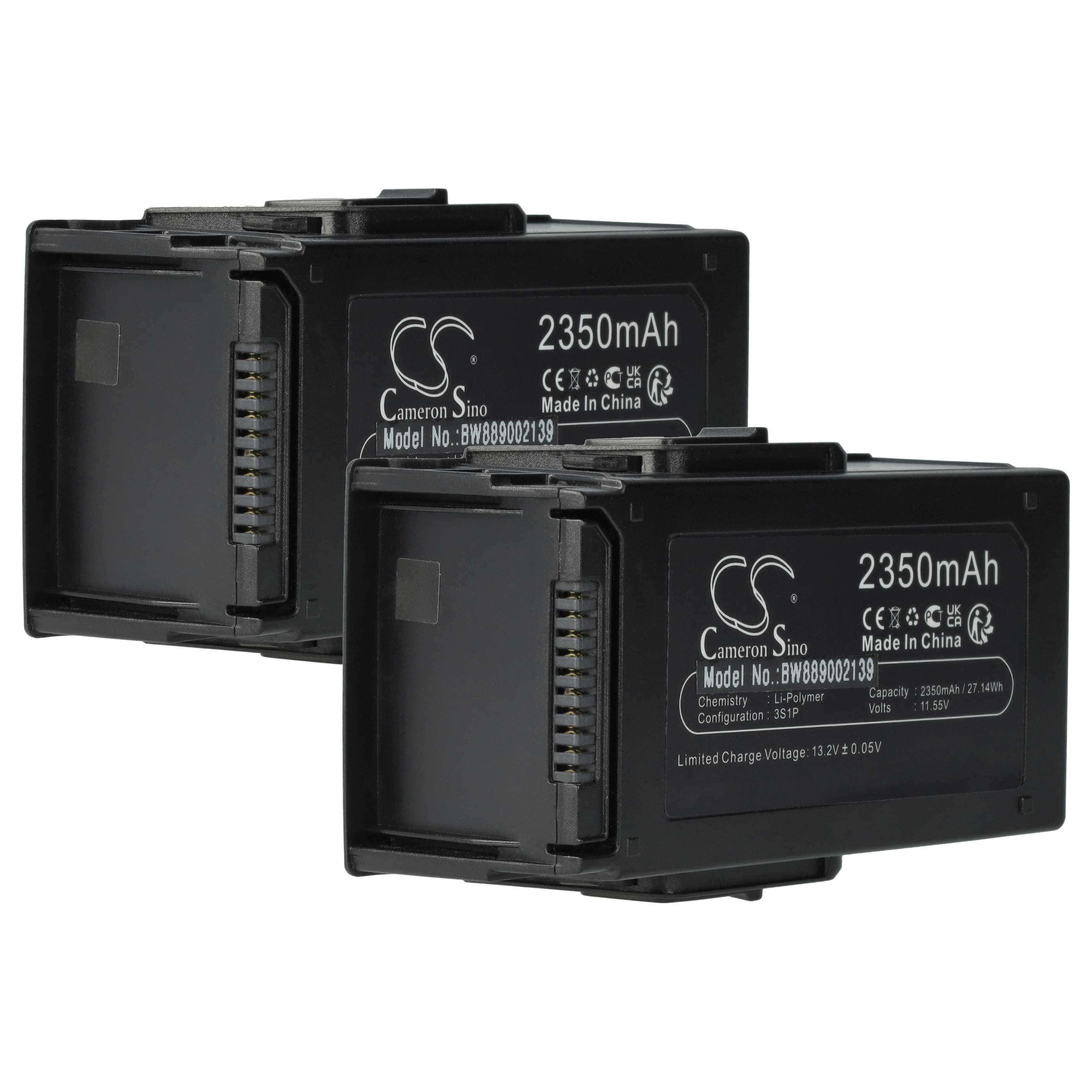 2x Batteries remplace DJI CP.PT.00000119.01 pour drone DJI- 2350mAh 11,55V Li-polymère