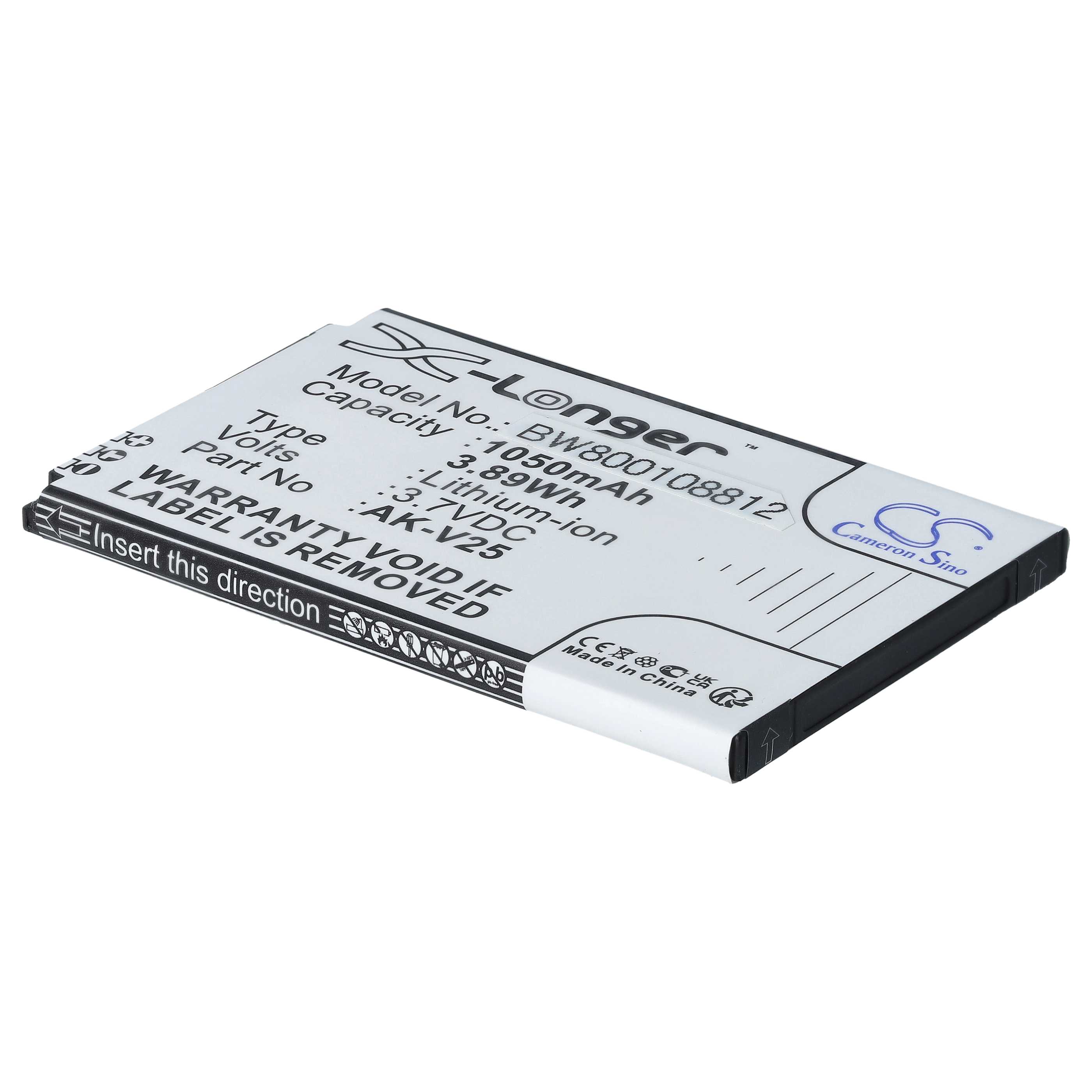 Akumulator do telefonu smartfona zamiennik Emporia AK-V25, AK-25 V2.0 - 1050 mAh 3,7 V Li-Ion
