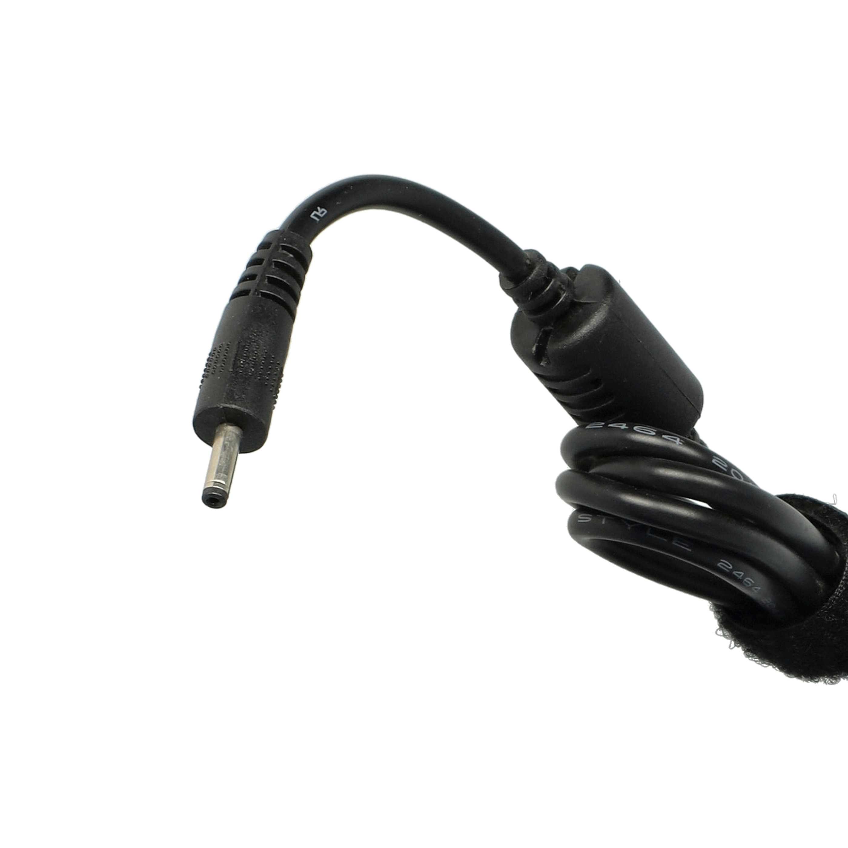 Cable carga coche reemplaza Samsung AA-PA2N40L, AA-PA3NS40/US, AA-PA2N40S, AD-4019 para notebook - 2,1 A