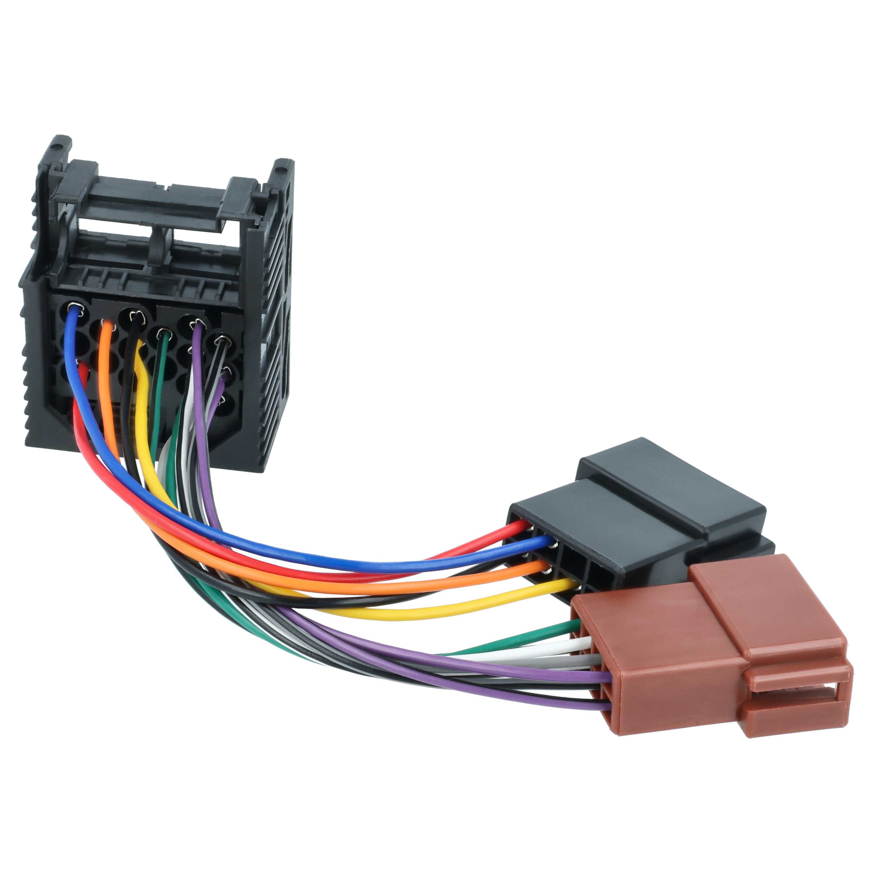 Universal ISO Adapter passend für Land Rover, BMW, Rover 3er Serie diverse Autoradios u.a. - ISO 10487 Stecker