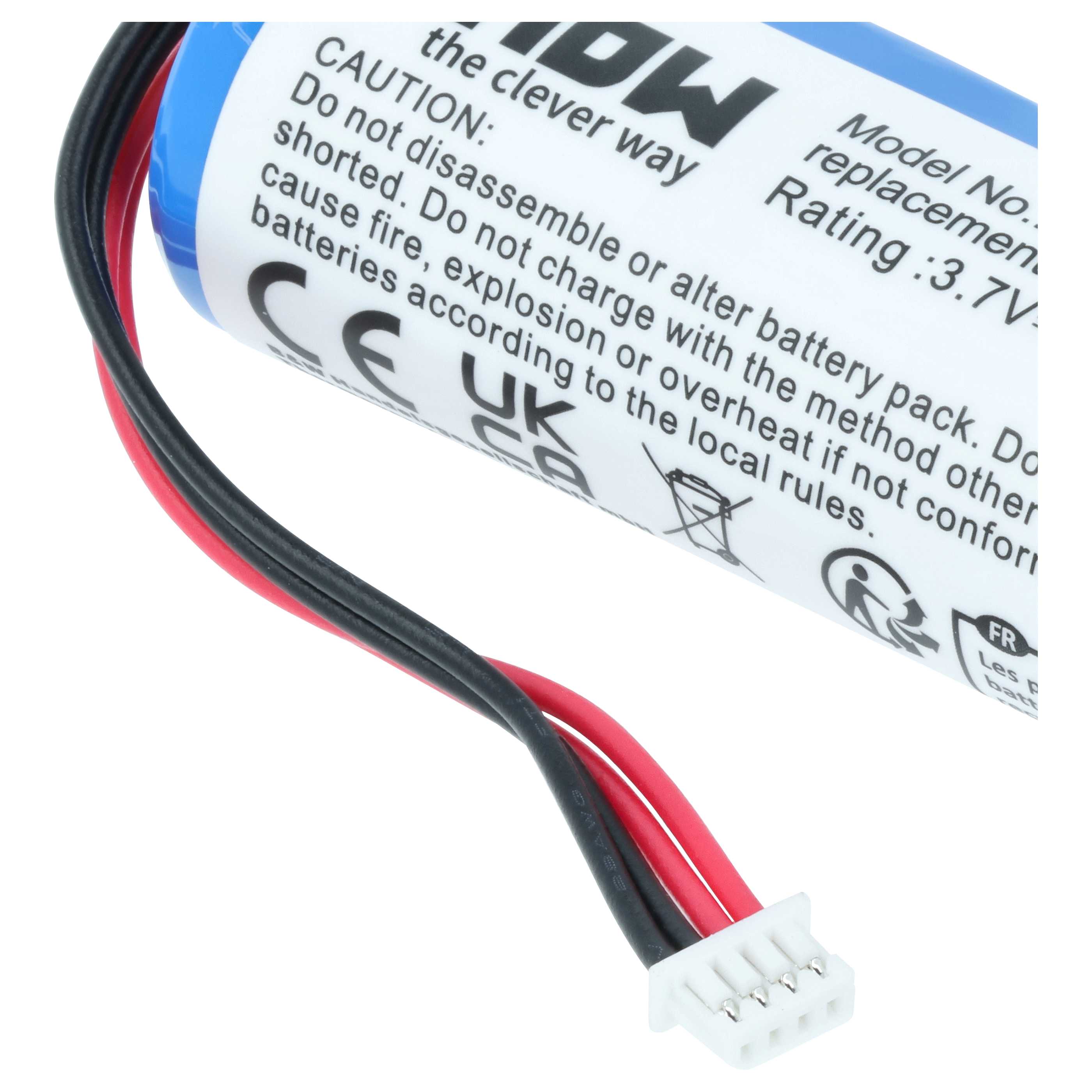 Batteria per controller drone, telecomando sostituisce DJI 1WJG0480, TI100782 - 3400mAh 3,7V Li-Ion