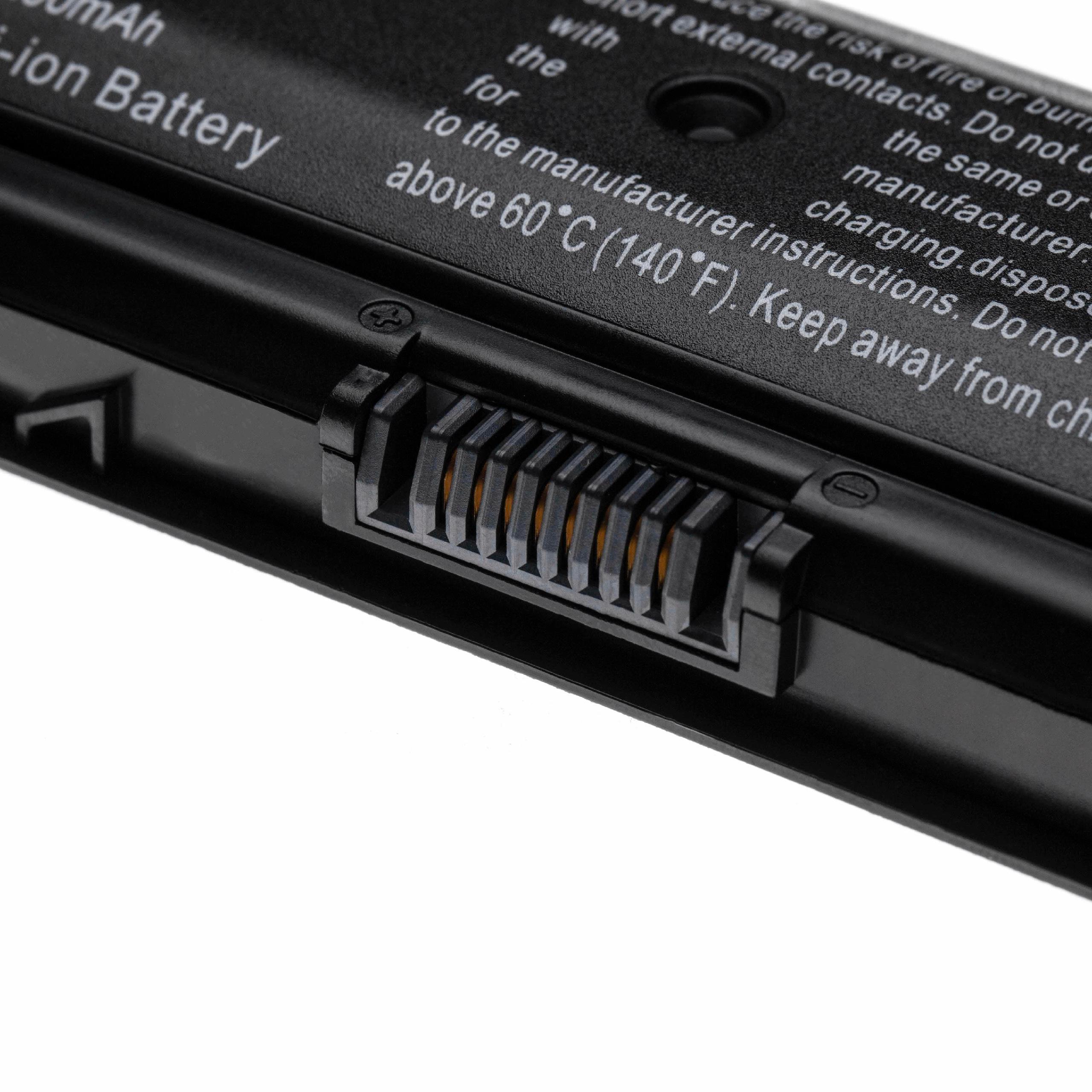 Batería reemplaza HP HSTNN-LB40, 709988-421, HSTNN-LB4N para notebook HP - 5200 mAh 10,8 V Li-Ion negro