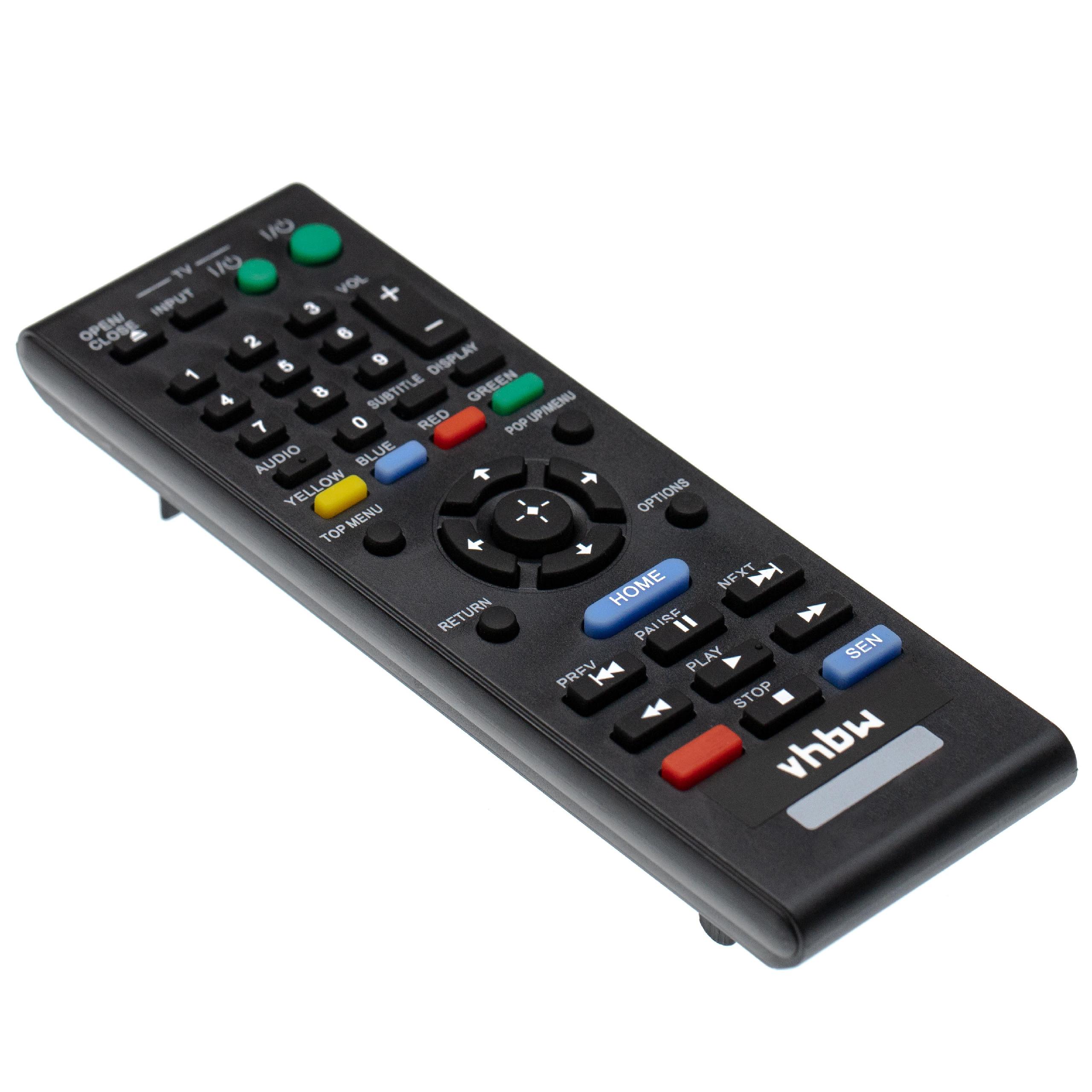 Remote Control replaces Sony RMT-B119A for Sony Blu-Ray Disc Player