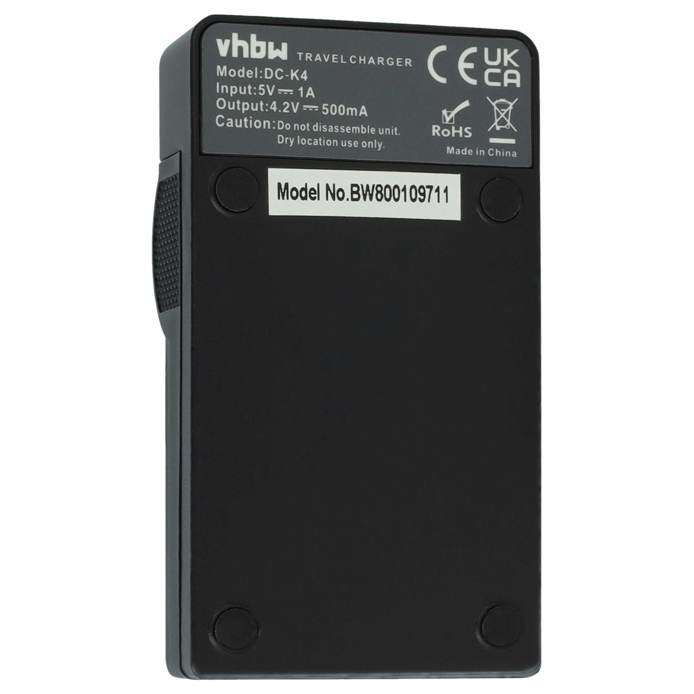 Battery Charger USB-C + Cable USB-C suitable for Sony DCR-TRV1VE Digital Camera - 0.5 A