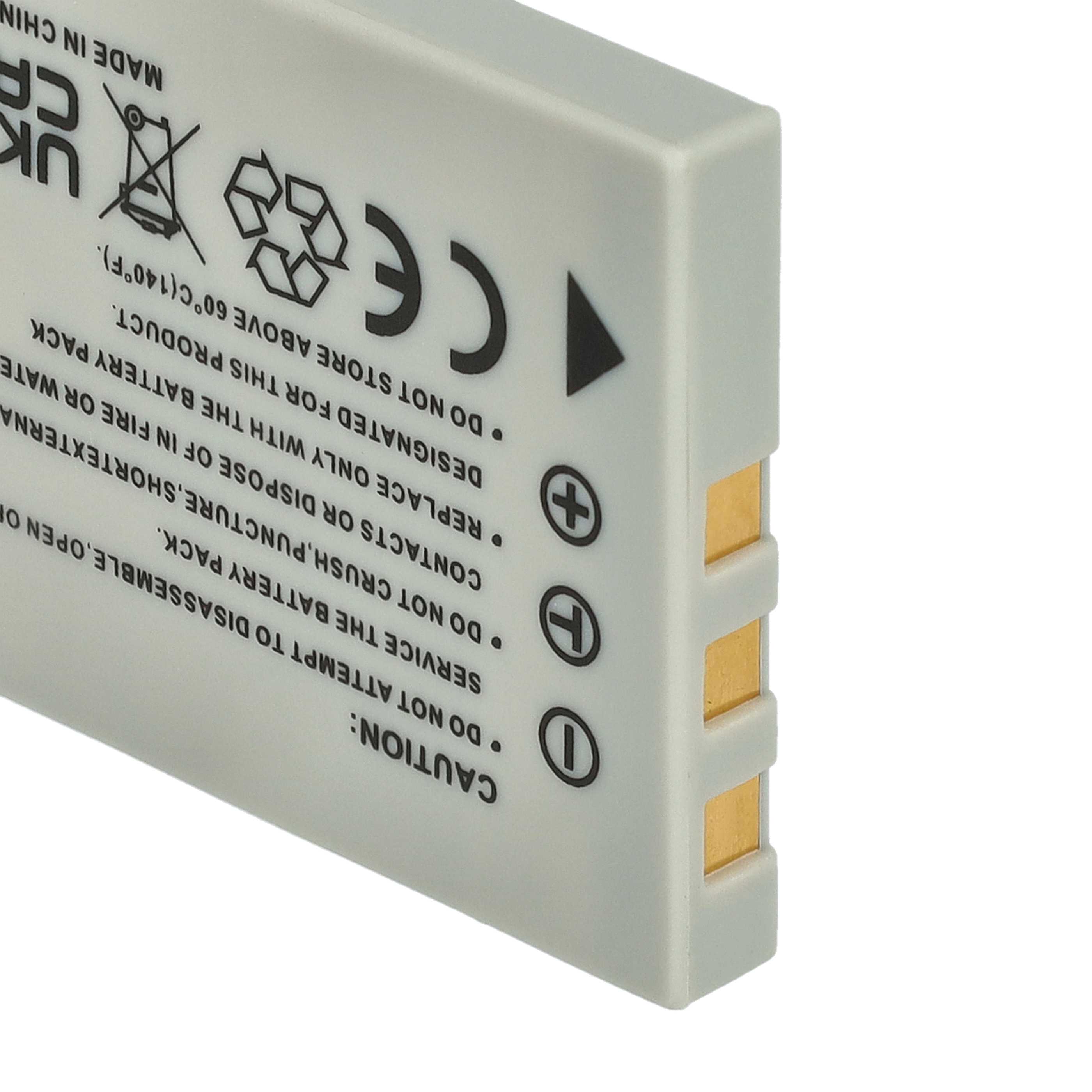 3x Battery replaces Creative CAS101 - 500mAh, 3.6V, Li-Ion