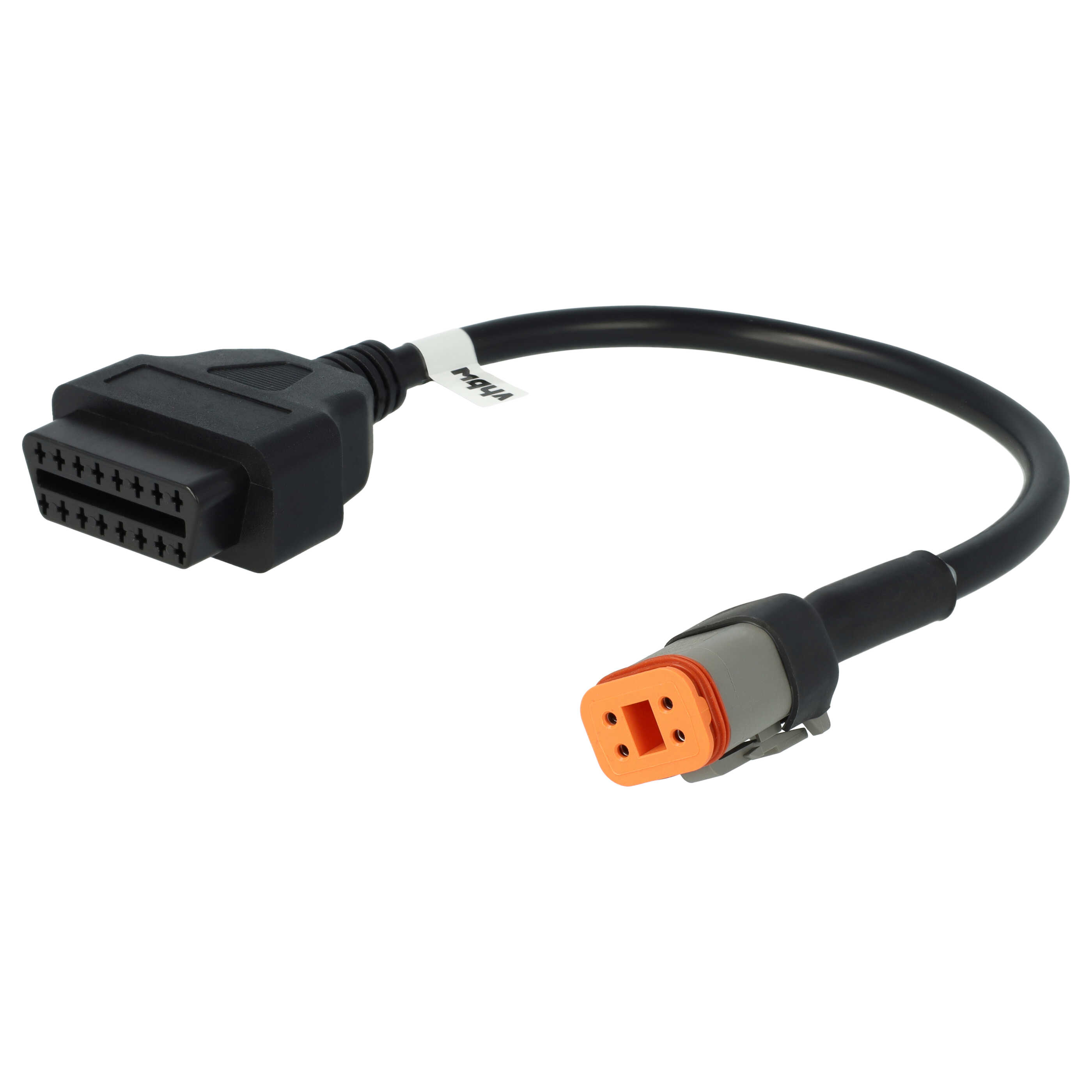 vhbw OBD2 Adapter 4Pin auf OBD2 16Pin für Harley Davidson Motorrad