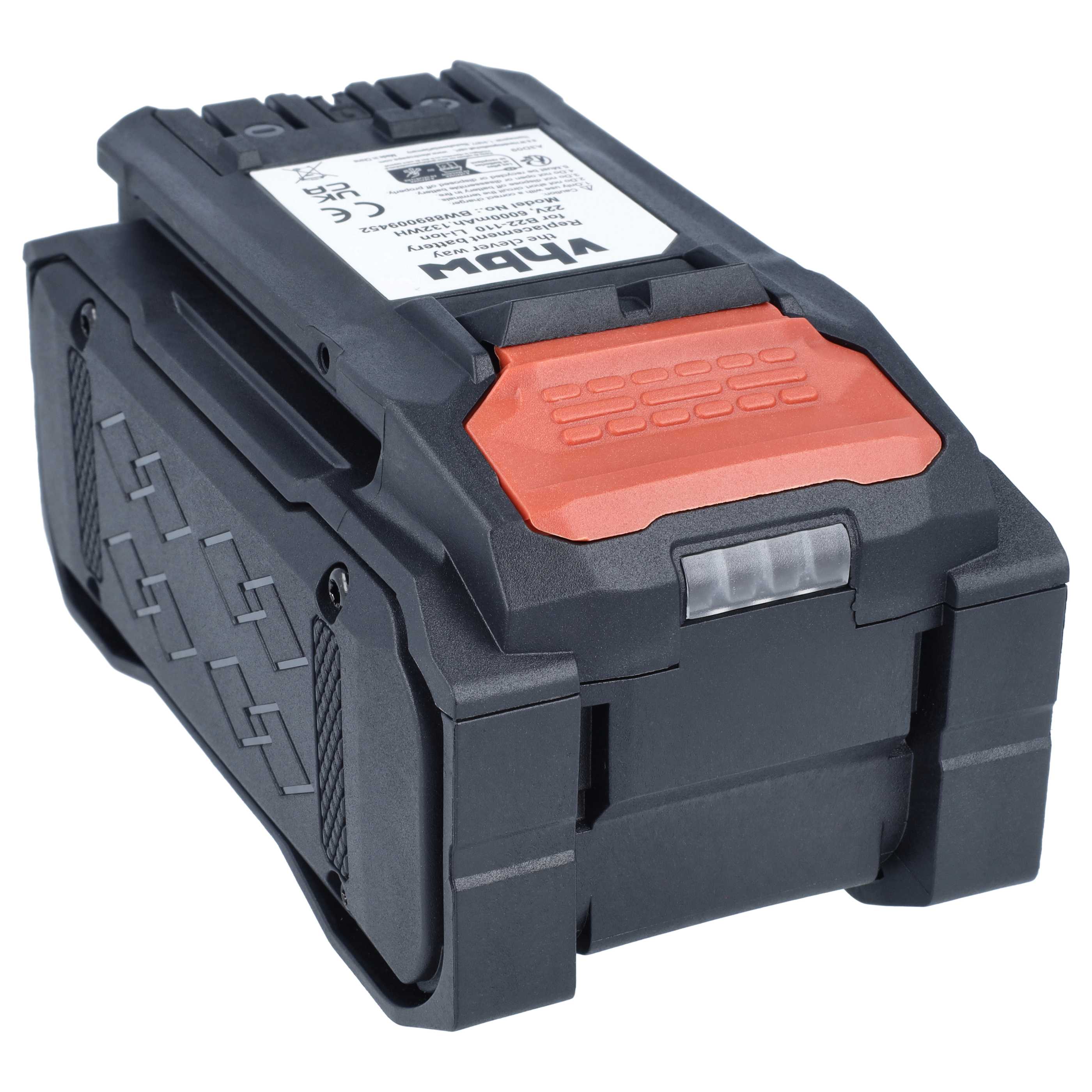 Akku 22V als Ersatz für Hilti B 22-110, B22 - 6Ah, Li-Ion
