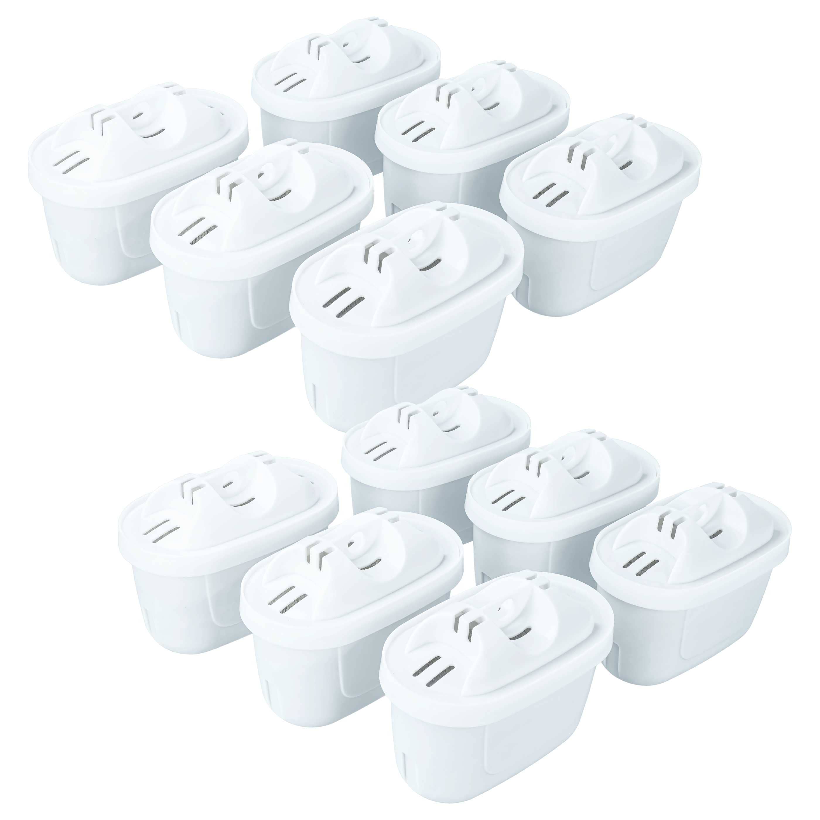 12x Filtres à eau remplace Brita SIL010-12 pour carafe filtrante Philips - Cartouches
