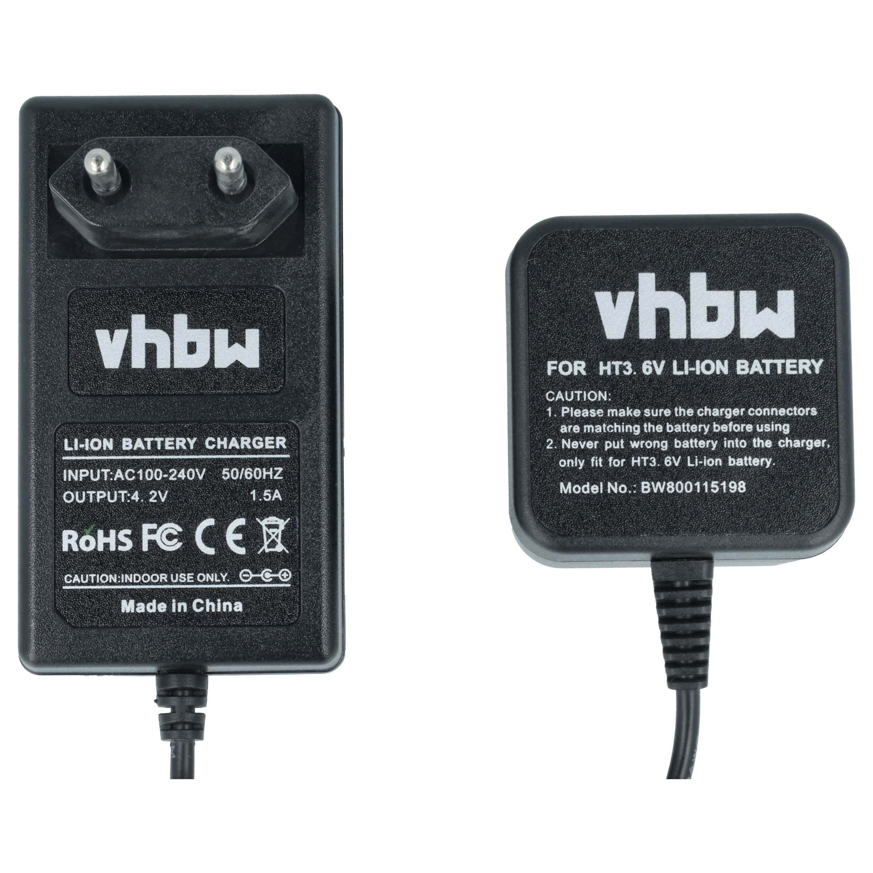 Charger replaces Bostitch 9B12070R for Hitachi Hikoki Power Tool Batteries etc. - Li-Ion, 1.5A