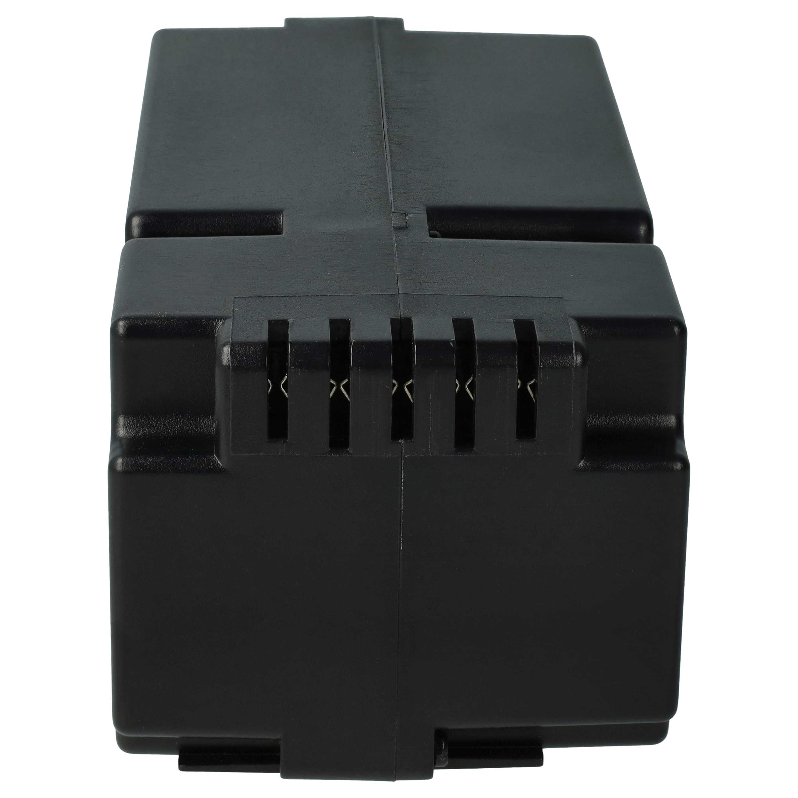 Lawnmower Battery Replacement for Yard Force 862615, 862601, 0862622001, 0862622 - 5000mAh 25.2V Li-Ion, black