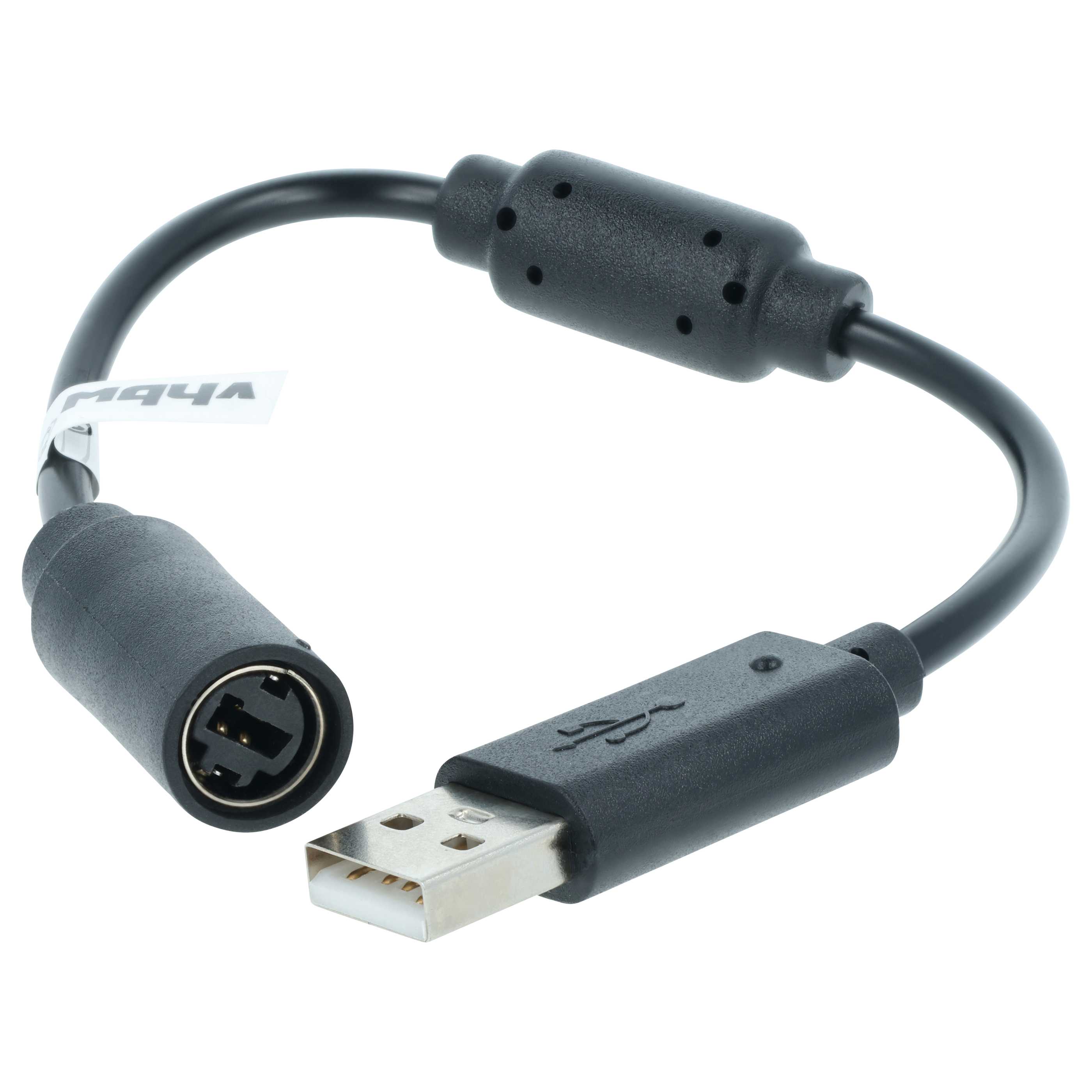 Cavo USB con adattatore a sgancio rapido per controller Microsoft Xbox 360 - nero