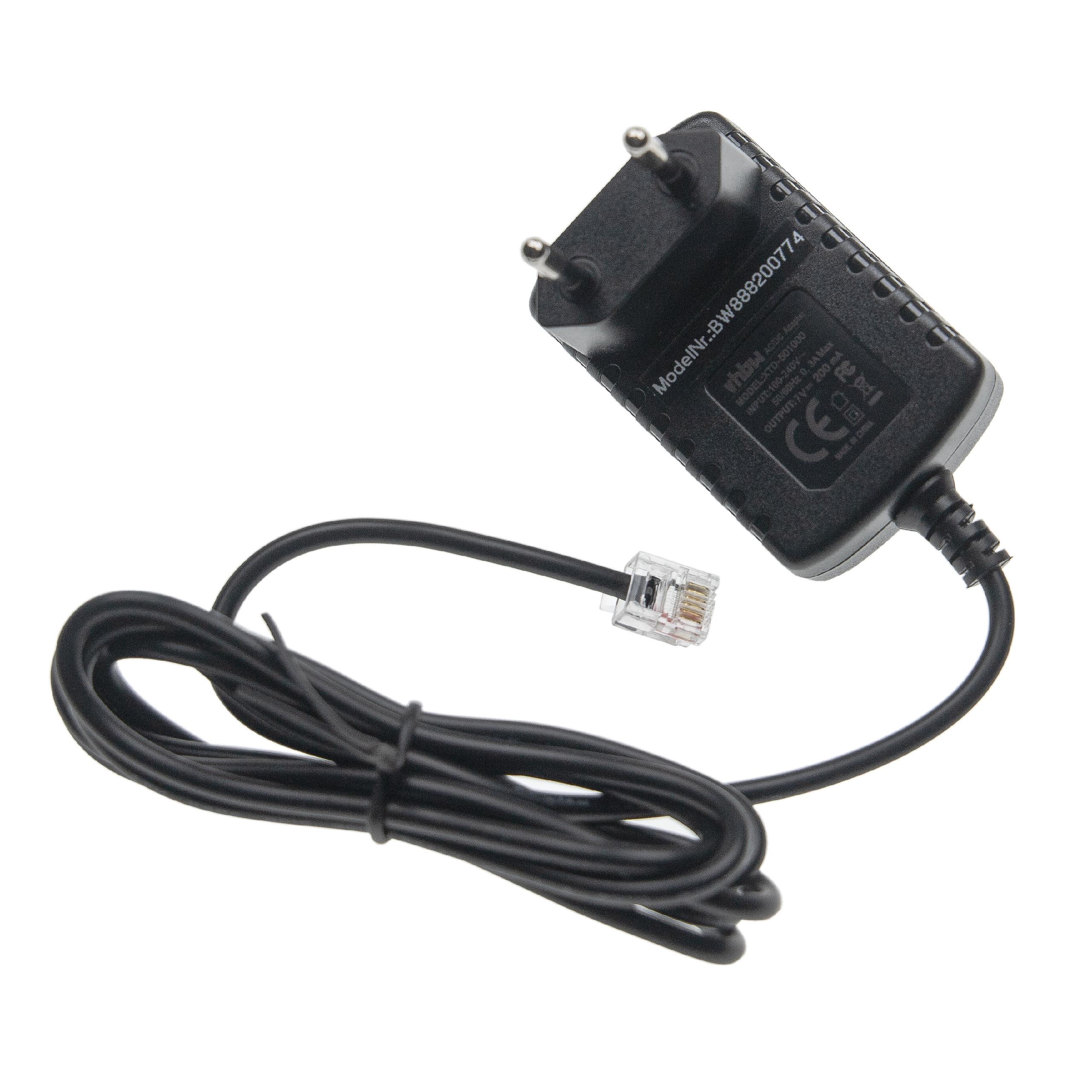 Mains Power Adapter replaces Philips AGC07V200T for Landline Telephone Charging Station