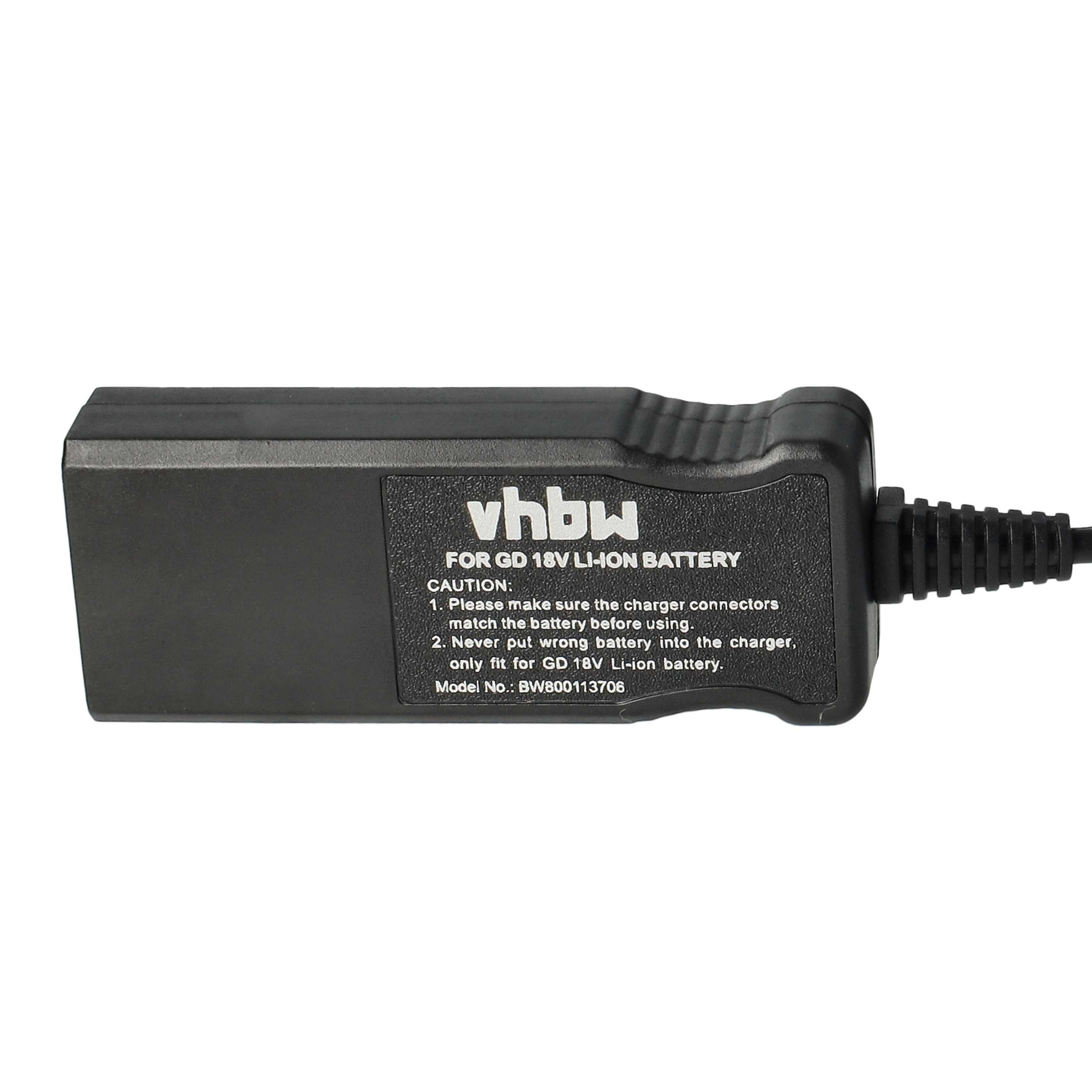 Charger suitable for Gardena 48-Li 8878 ErgoCut Battery-Powered Robot Lawn Mower Li-Ion Batteries (18 V)