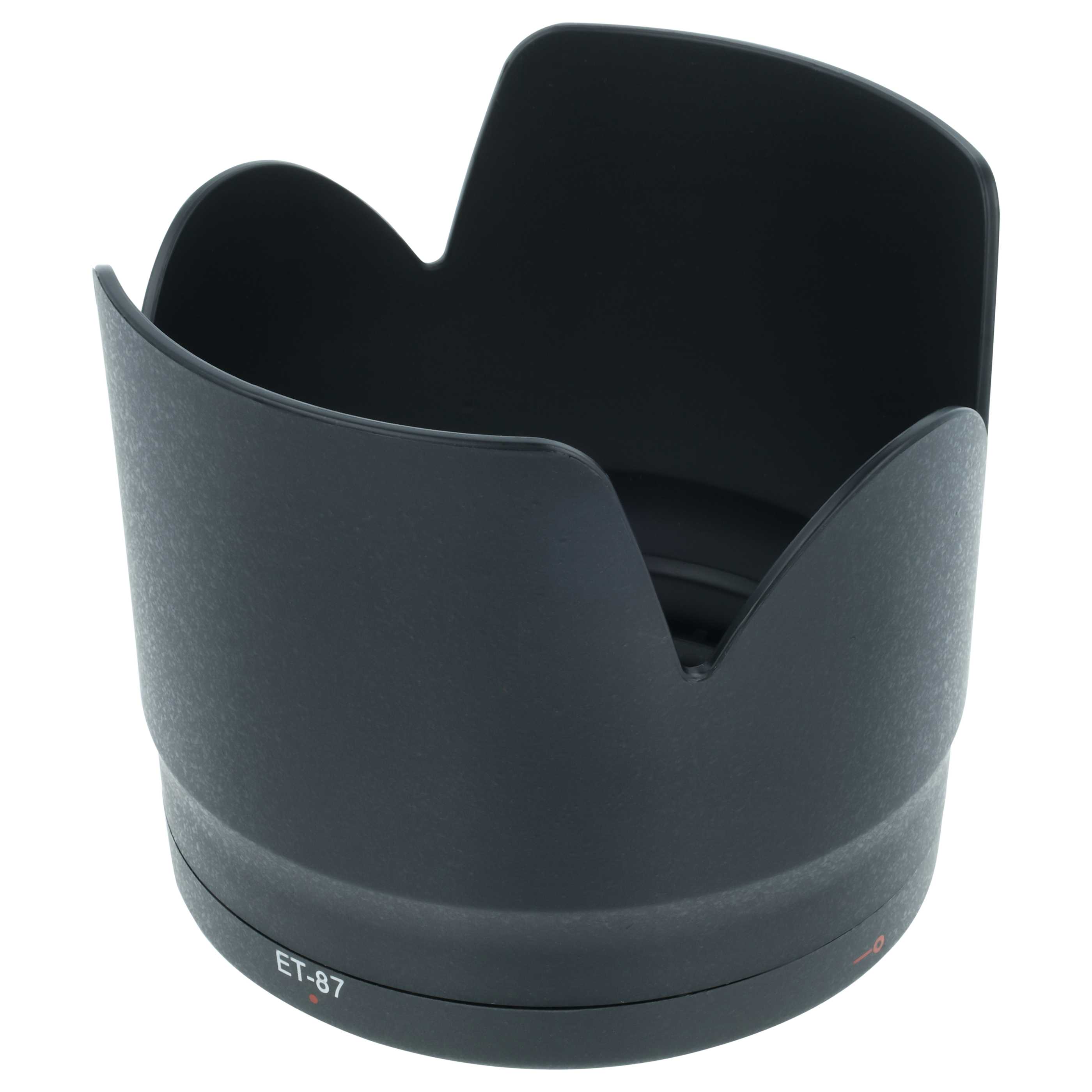 Lens Hood replaces Canon ET-87 for Canon Lens with 77 mm Diameter, plastic, black