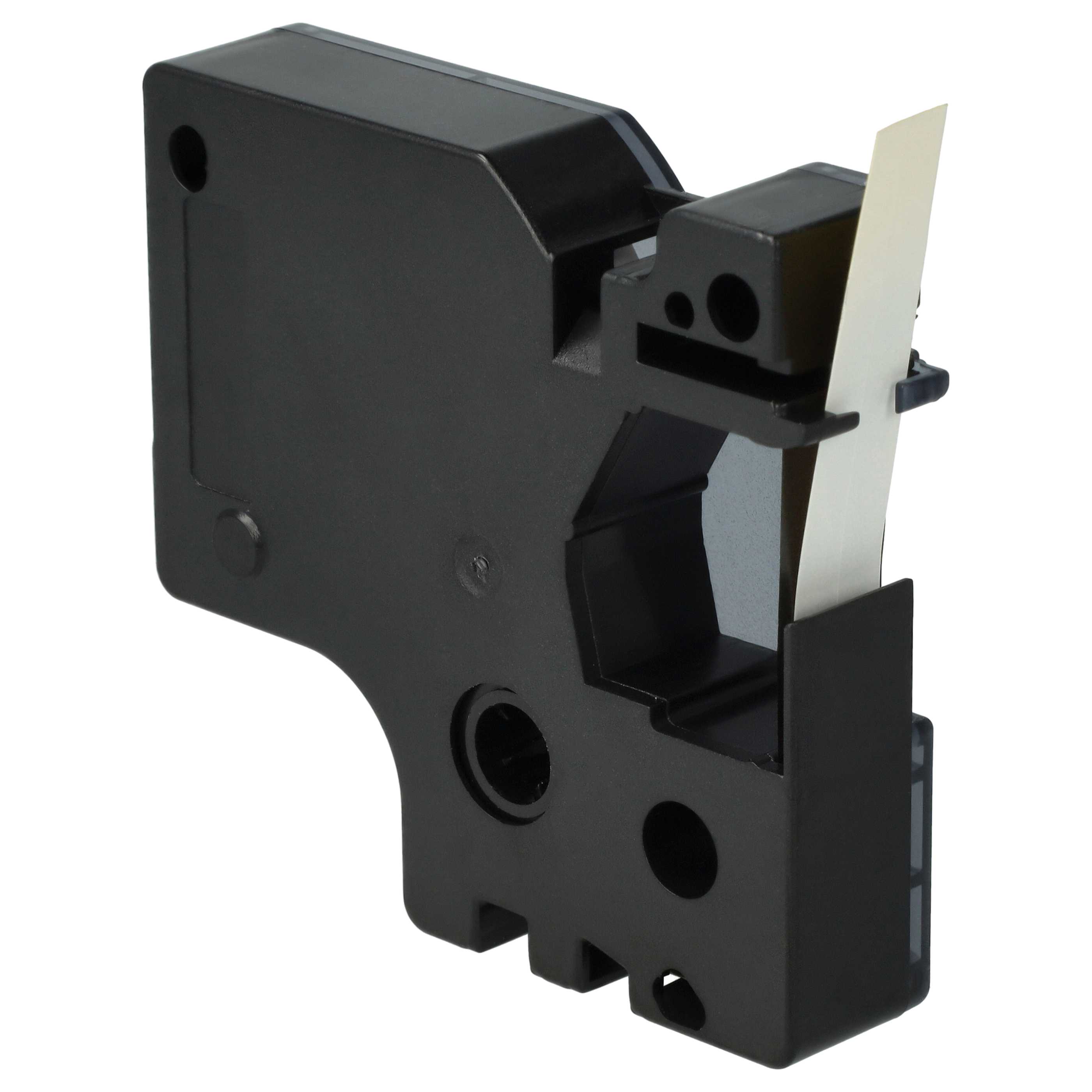 Cassetta nastro sostituisce Dymo D1, 40918 per etichettatrice 9mm nero - giallo
