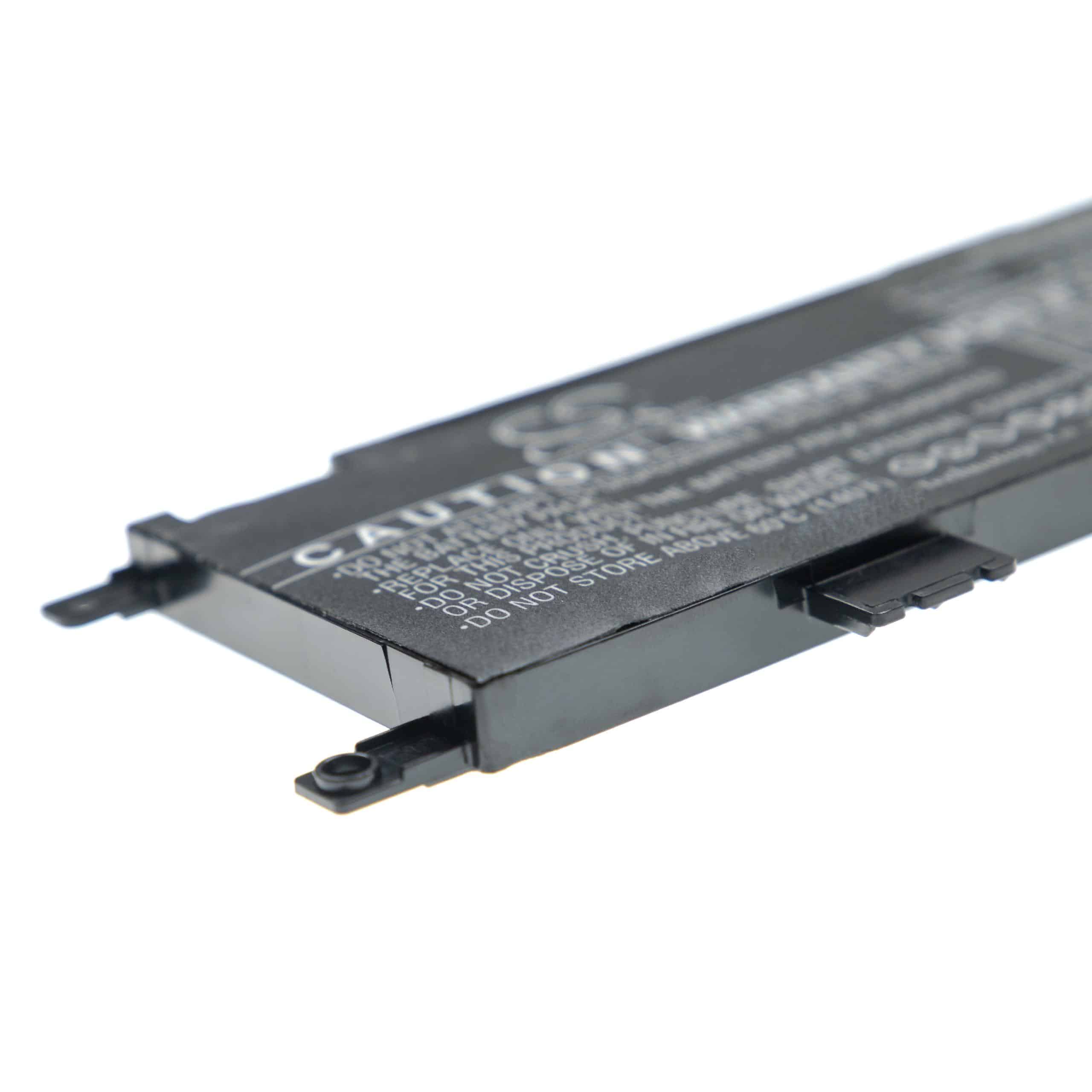 Batterie remplace Asus 0B200-02550000 pour ordinateur portable - 4900mAh 7,6V Li-polymère, noir