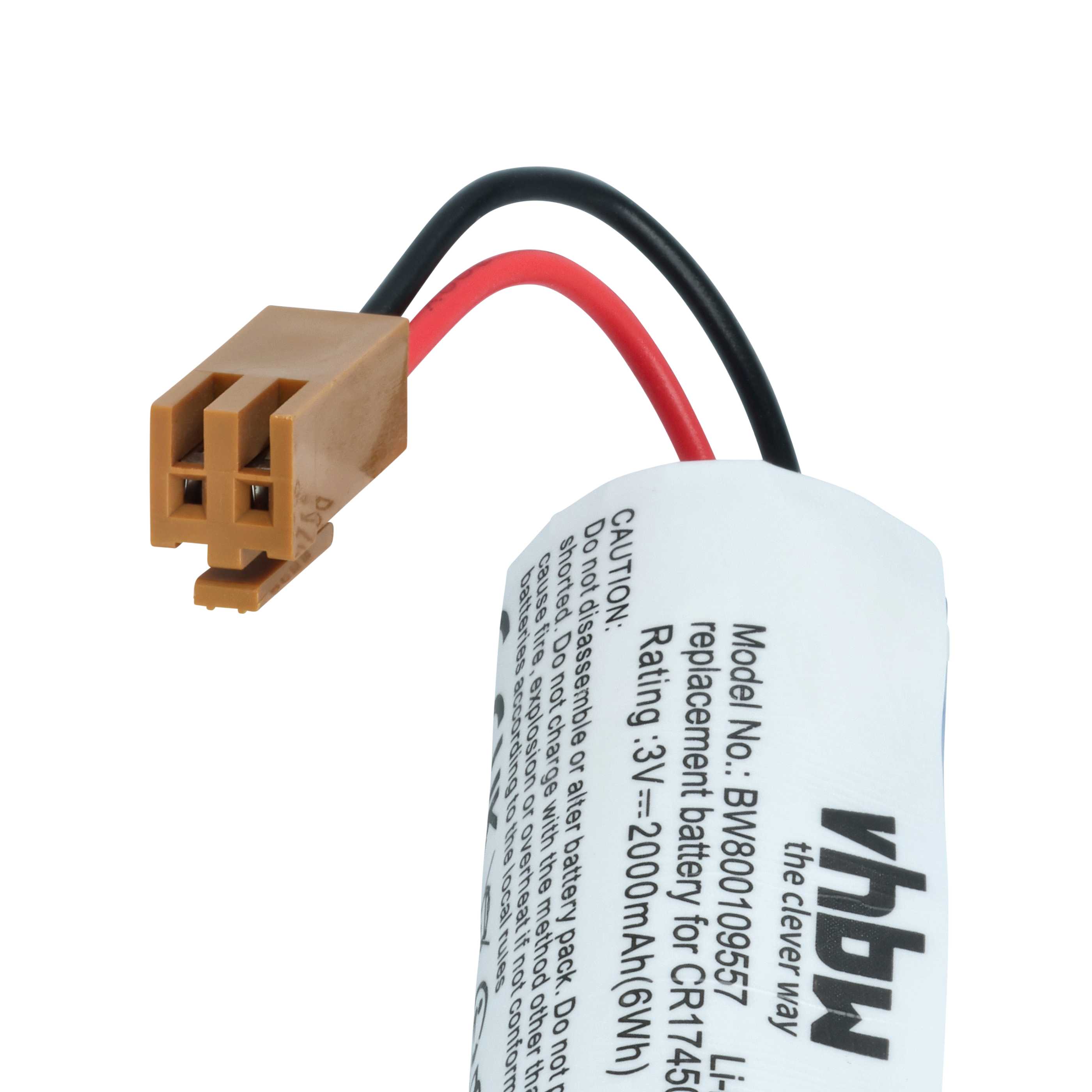 Industrial Controller Battery replaces A02B0200K102, A02B-0200-K102, CR17450ER-CX - 2000mAh 3V Li-Ion