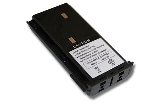 Batería reemplaza Bidatong BD-15-L para radio, walkie-talkie Kenwood - 1800 mAh 7,2 V NiMH