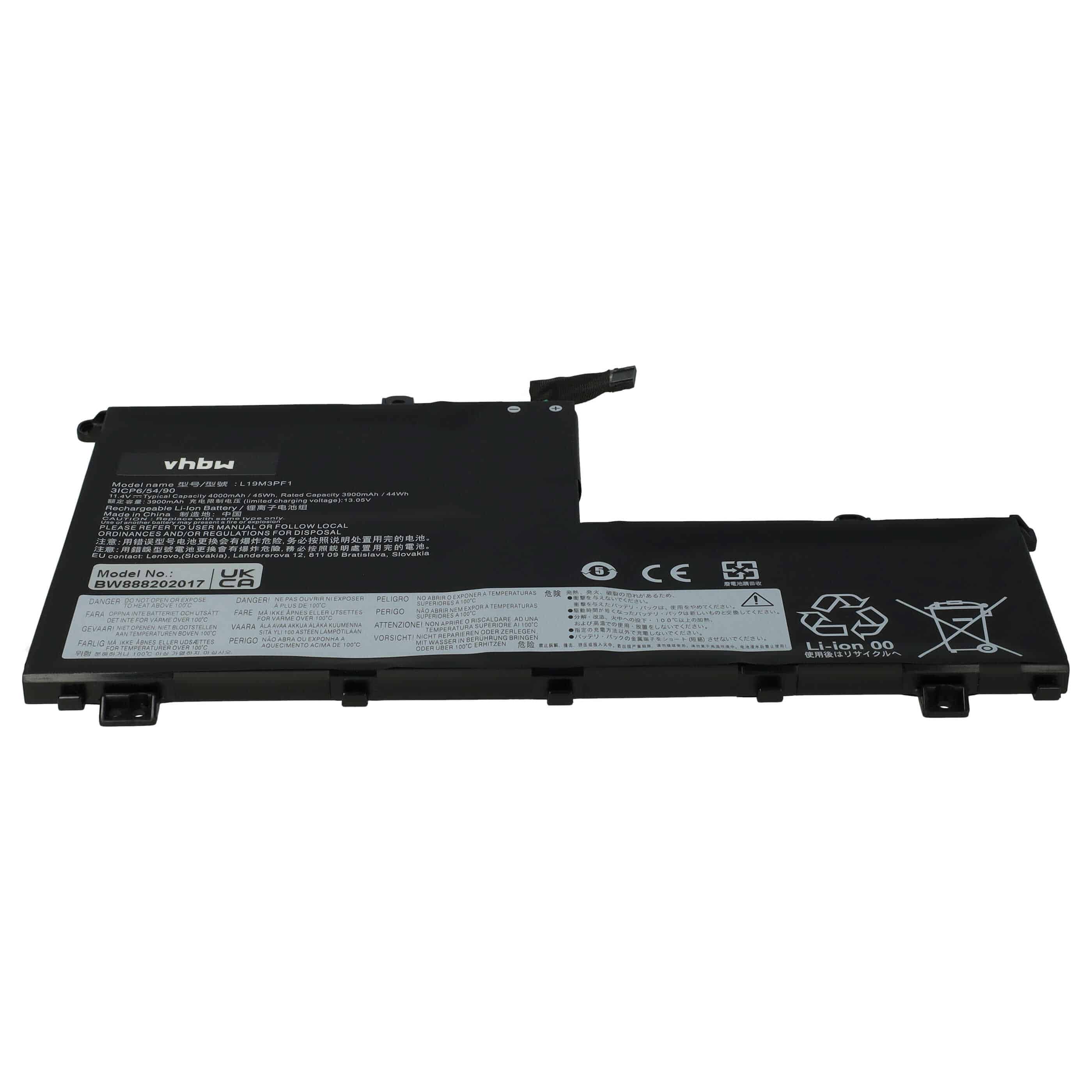 Notebook Battery Replacement for Lenovo 5B10T09093, 5B10W67277, 5B10V25239 - 3200mAh 11.4V Li-polymer
