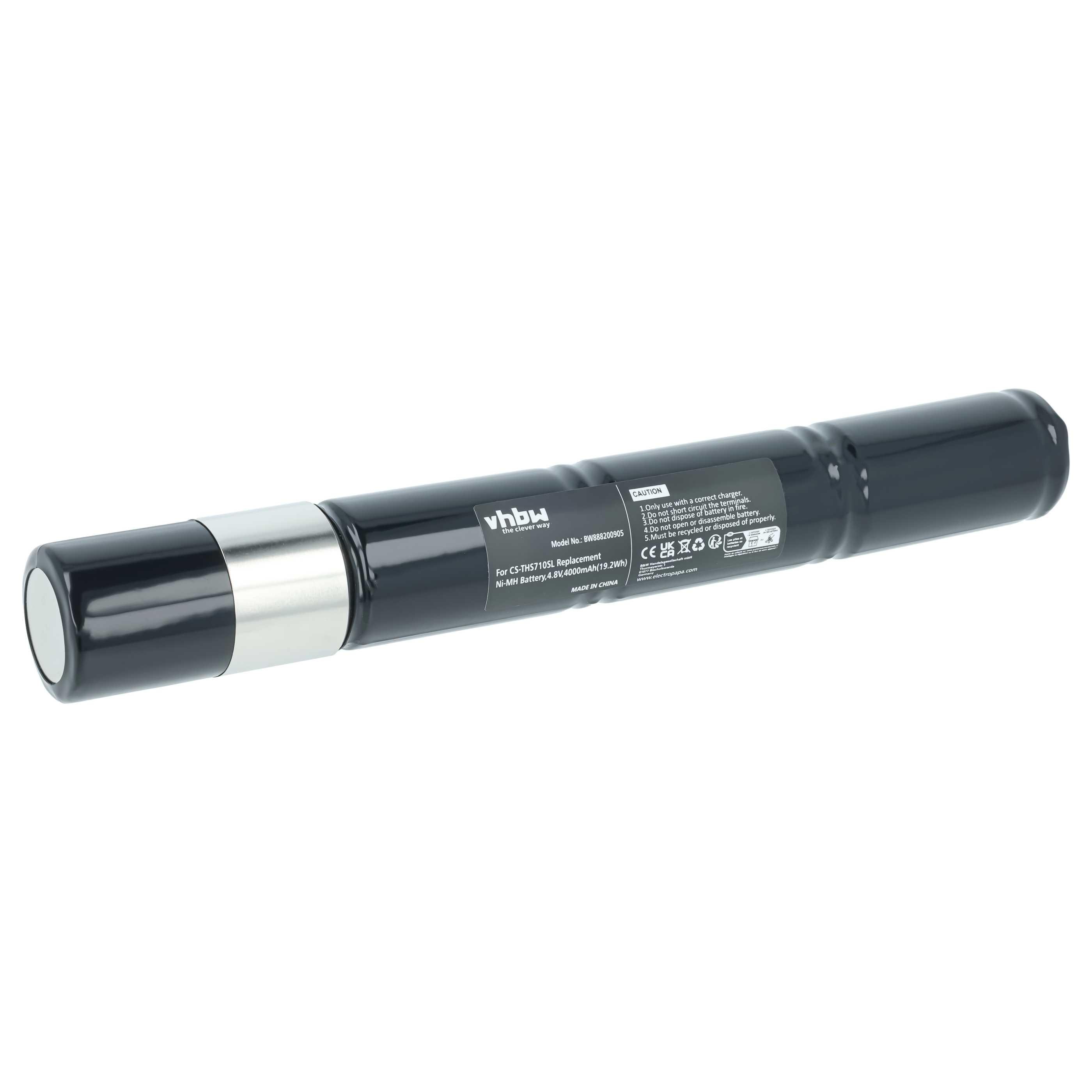 Batería reemplaza Tektronix THS7BAT para dispositivo medición (4000 mAh, 4,8 V, NiMH)