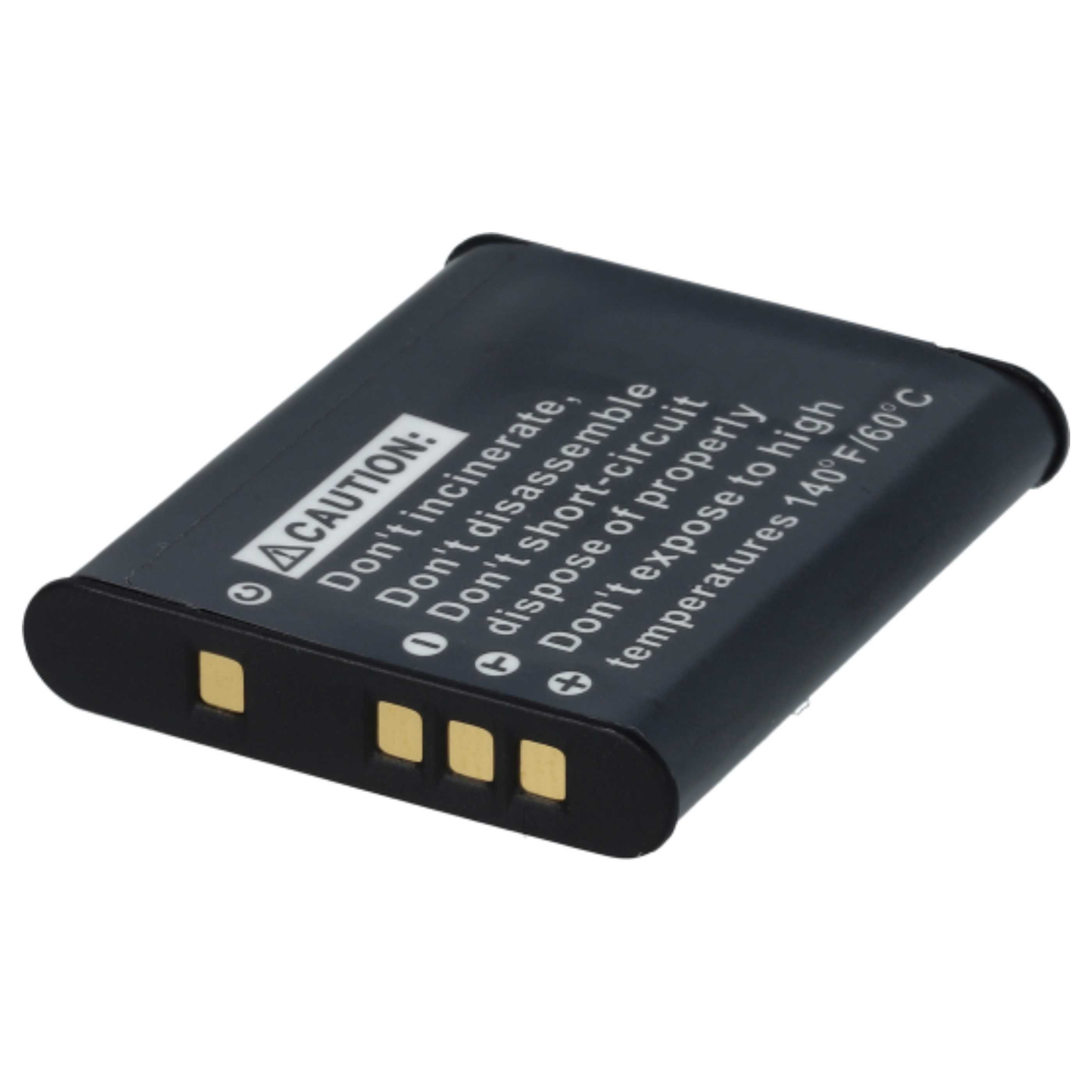 3x Battery replaces Sony NP-FK1, NP-BK1 - 600mAh, 3.6V, Li-Ion