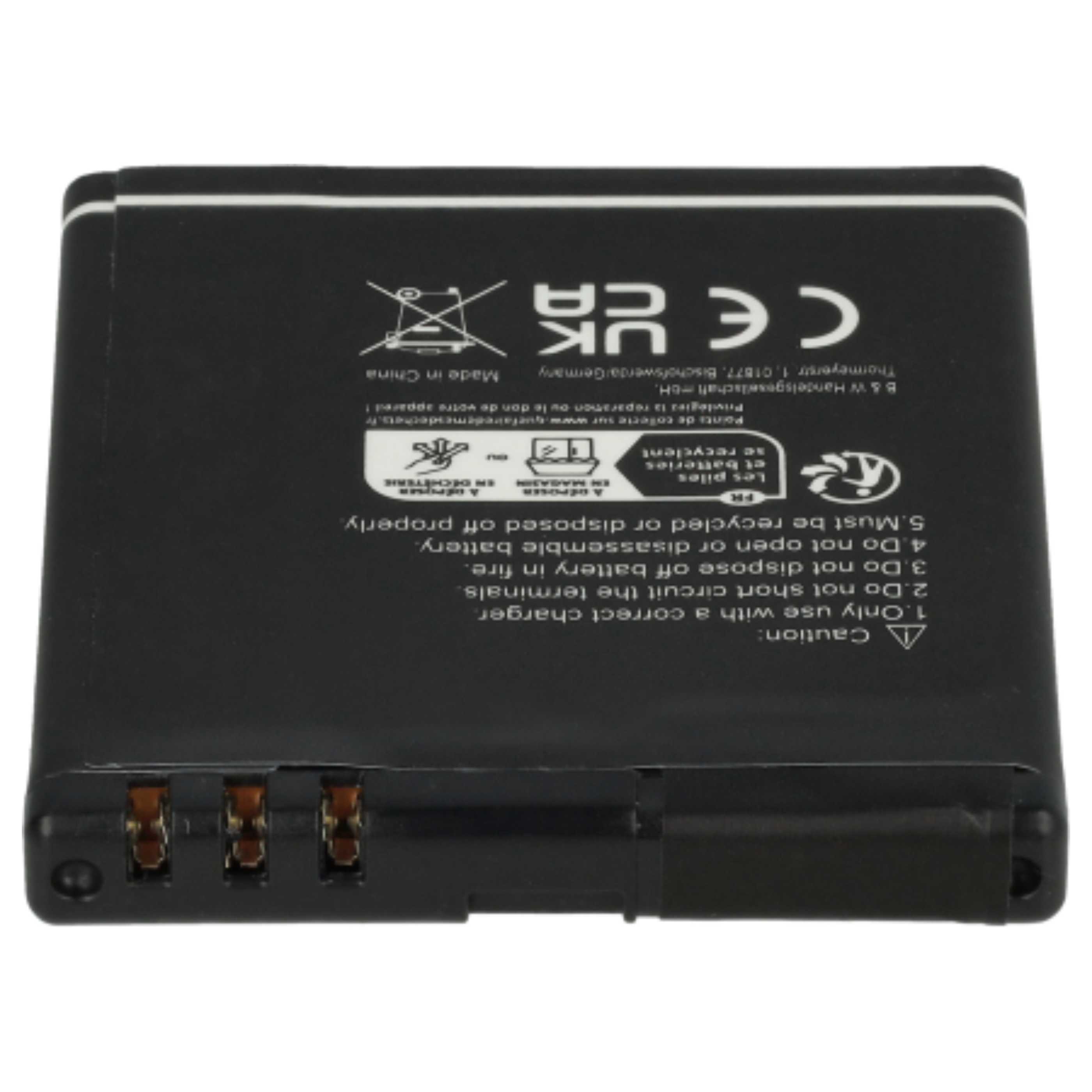 Akumulator do telefonu smartfona zamiennik Nokia BL-5F, MP-S-O - 1100 mAh 3,7 V Li-Ion