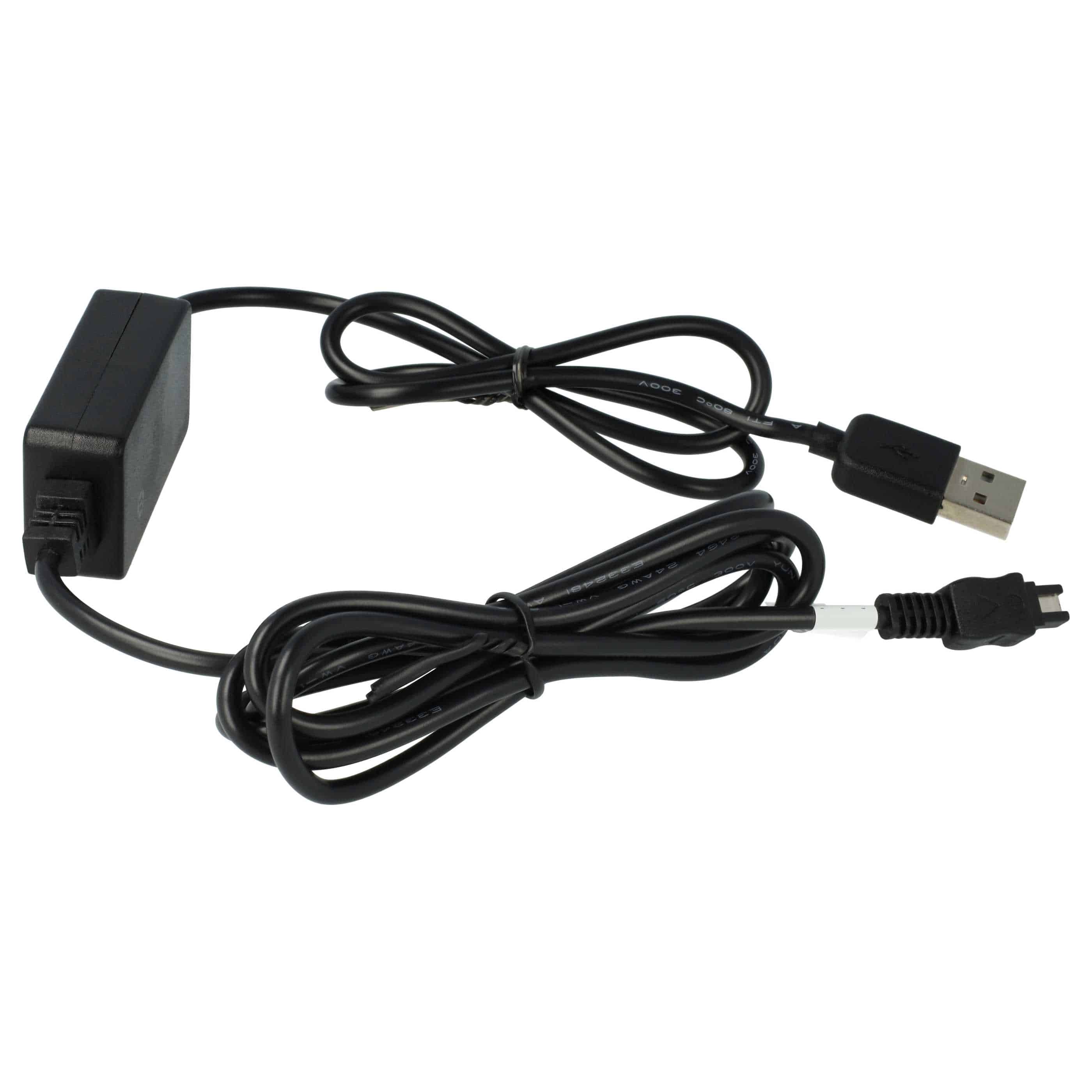 USB Ladekabel als Ersatz für Sony AC-L200, AC-L200B AC-L200C für Sony Kamera, Videokamera, Camcorder - 170 cm