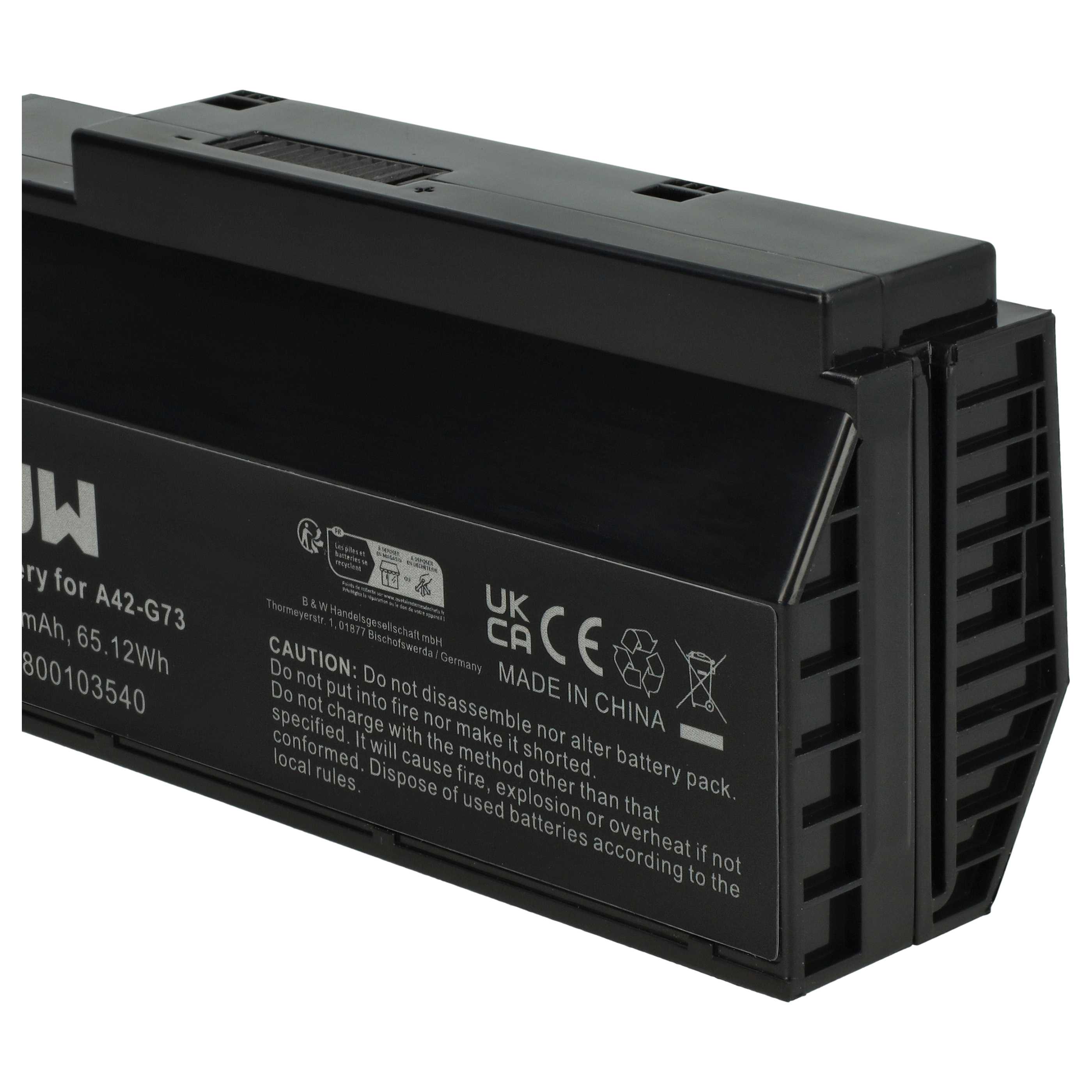 Akumulator do laptopa zamiennik Asus 07G016DH1875, 70-NY81B1000Z - 4400 mAh 14,8 V Li-Ion, czarny