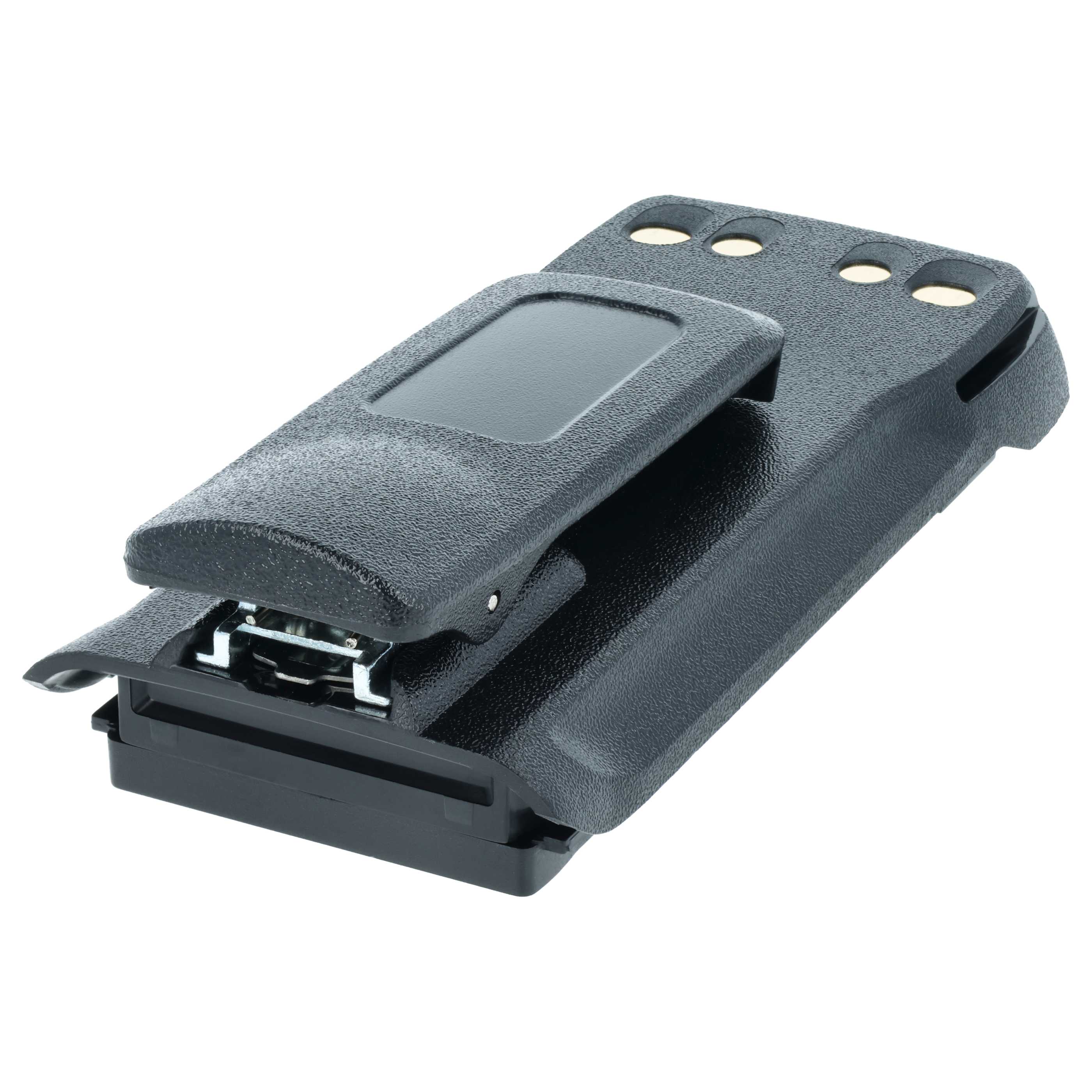Radio 2x Battery replaces Motorola PMNN4807, PMNN4407A, PMNN4407 - 2150 mAh 8.4 V Li-Ion + Belt Clip