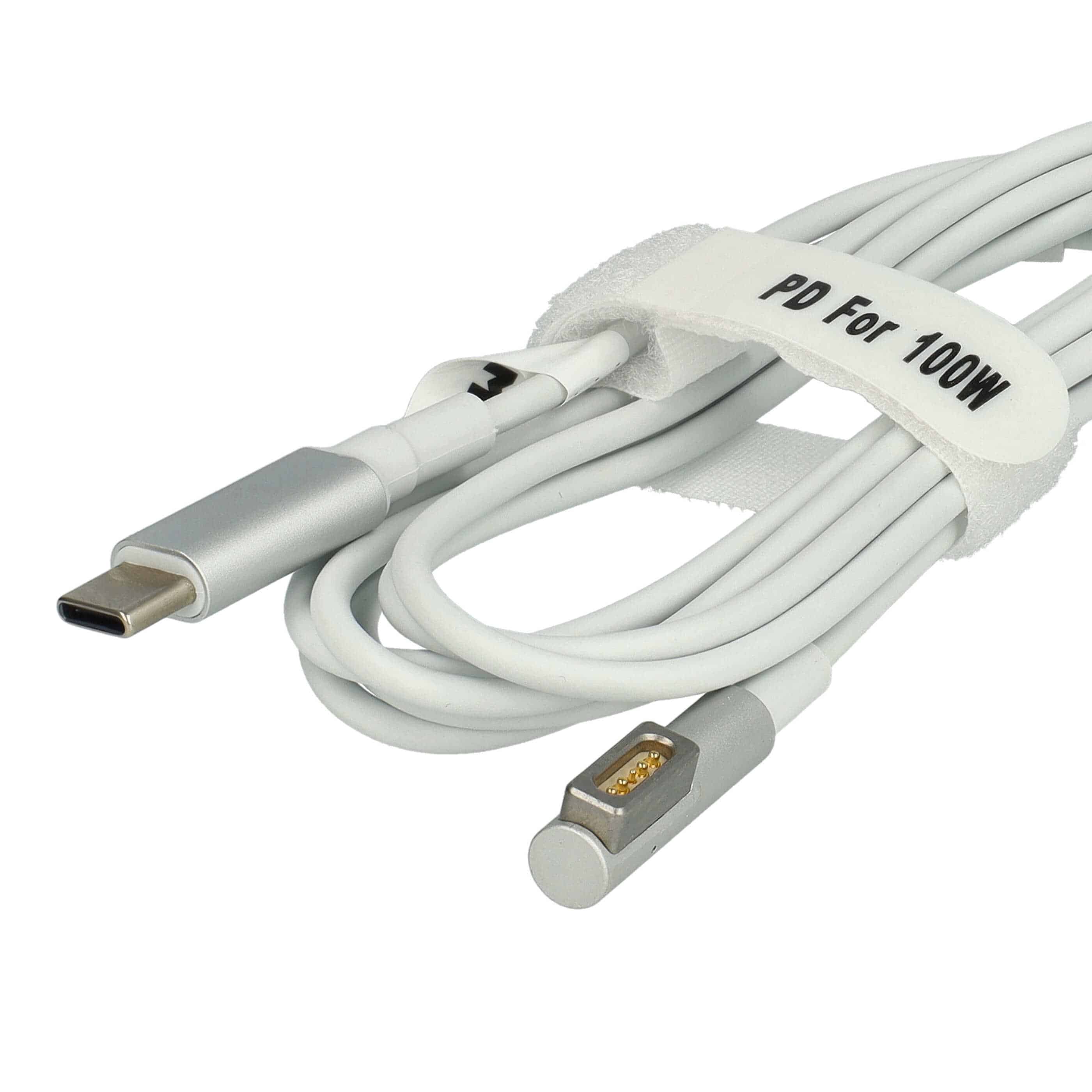 Adapterkabel USB Typ C auf MagSafe 1 als Ersatz für Apple ADA-C2MS1 für Apple Notebook - 100 W, PVC