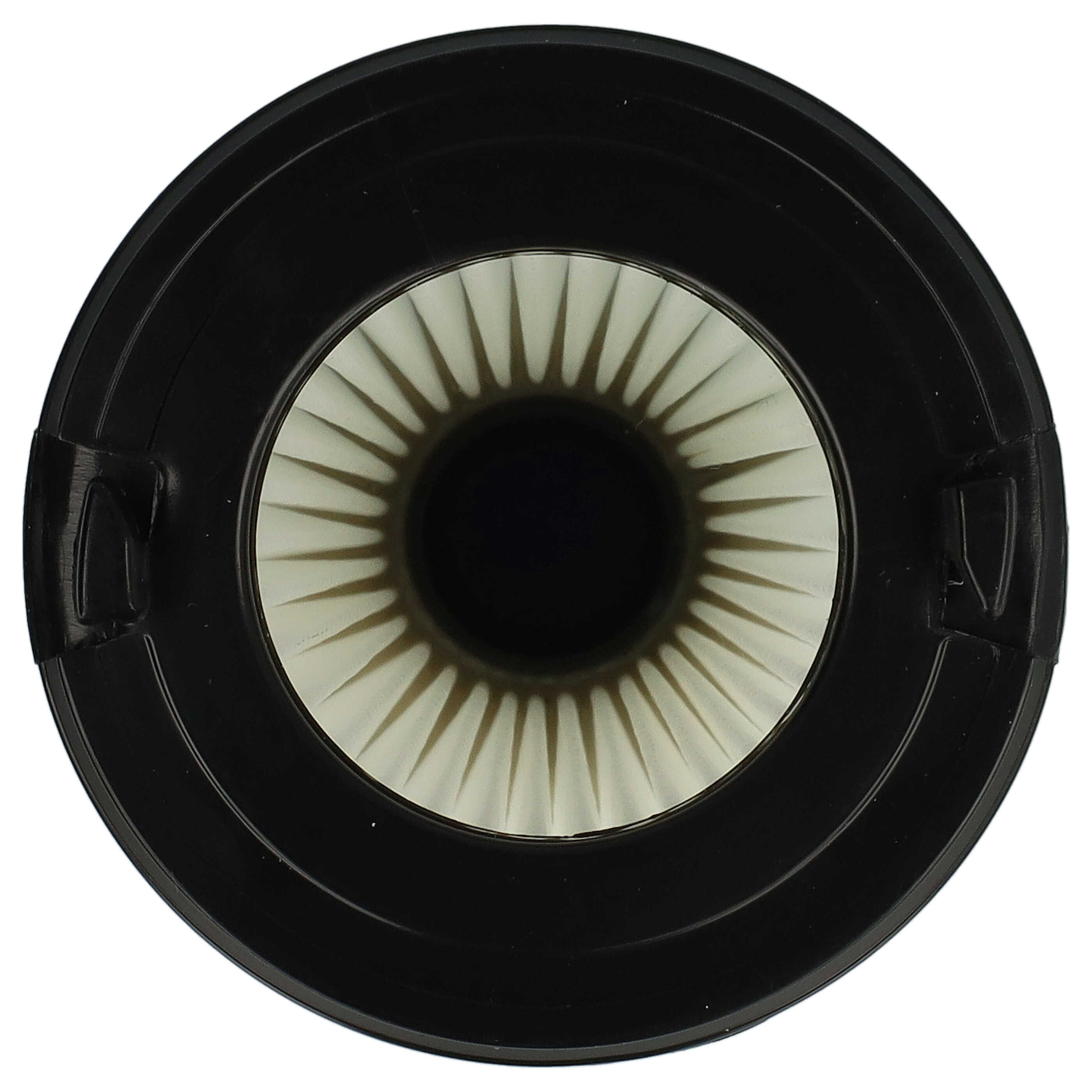 4x pleated filter replaces AEG AEF150, 9001683755, 90094073100 for Electrolux Vacuum Cleaner, black / white