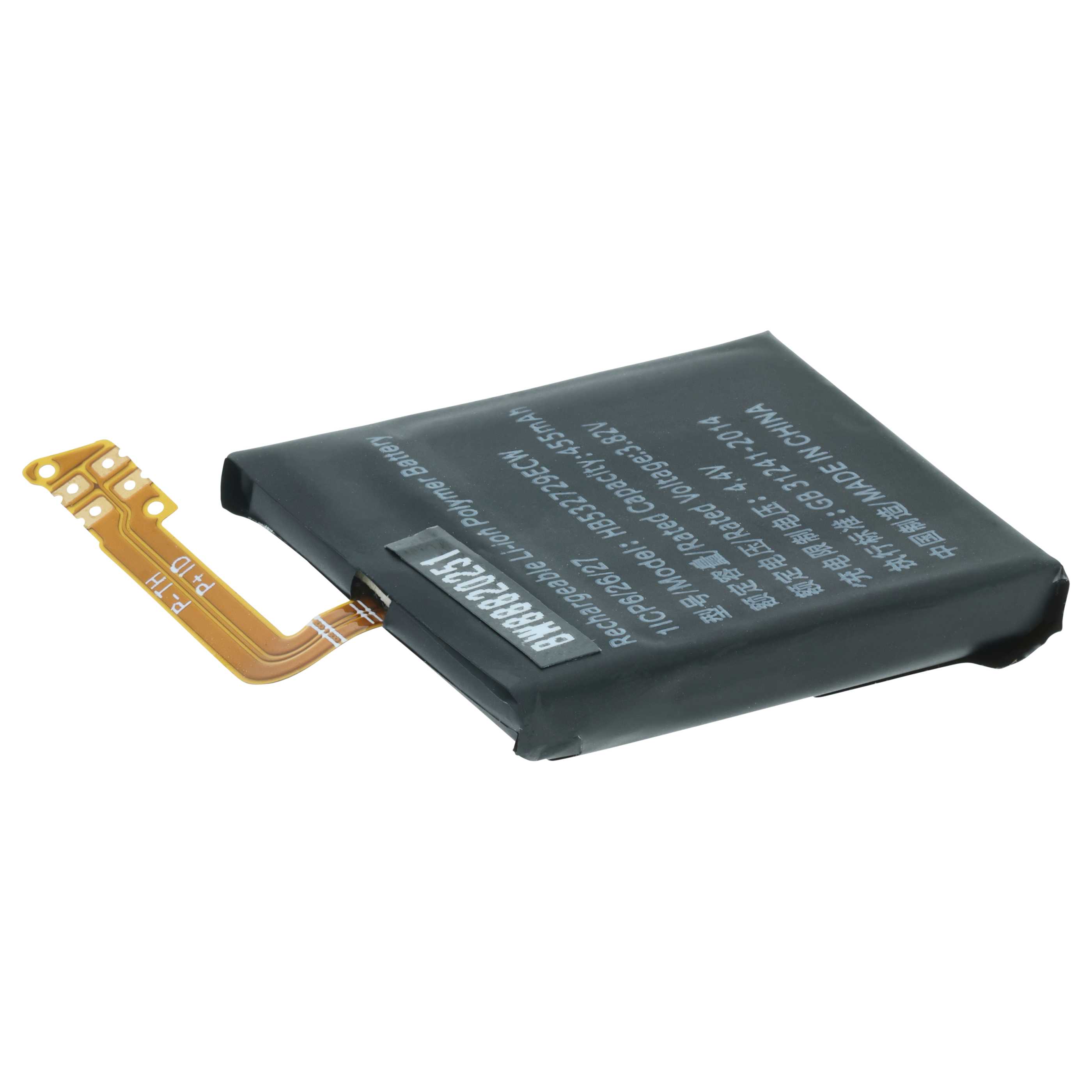 Batteria sostituisce Huawei HB532729ECW per smartwatch - 450mAh 3,82V Li-Poly