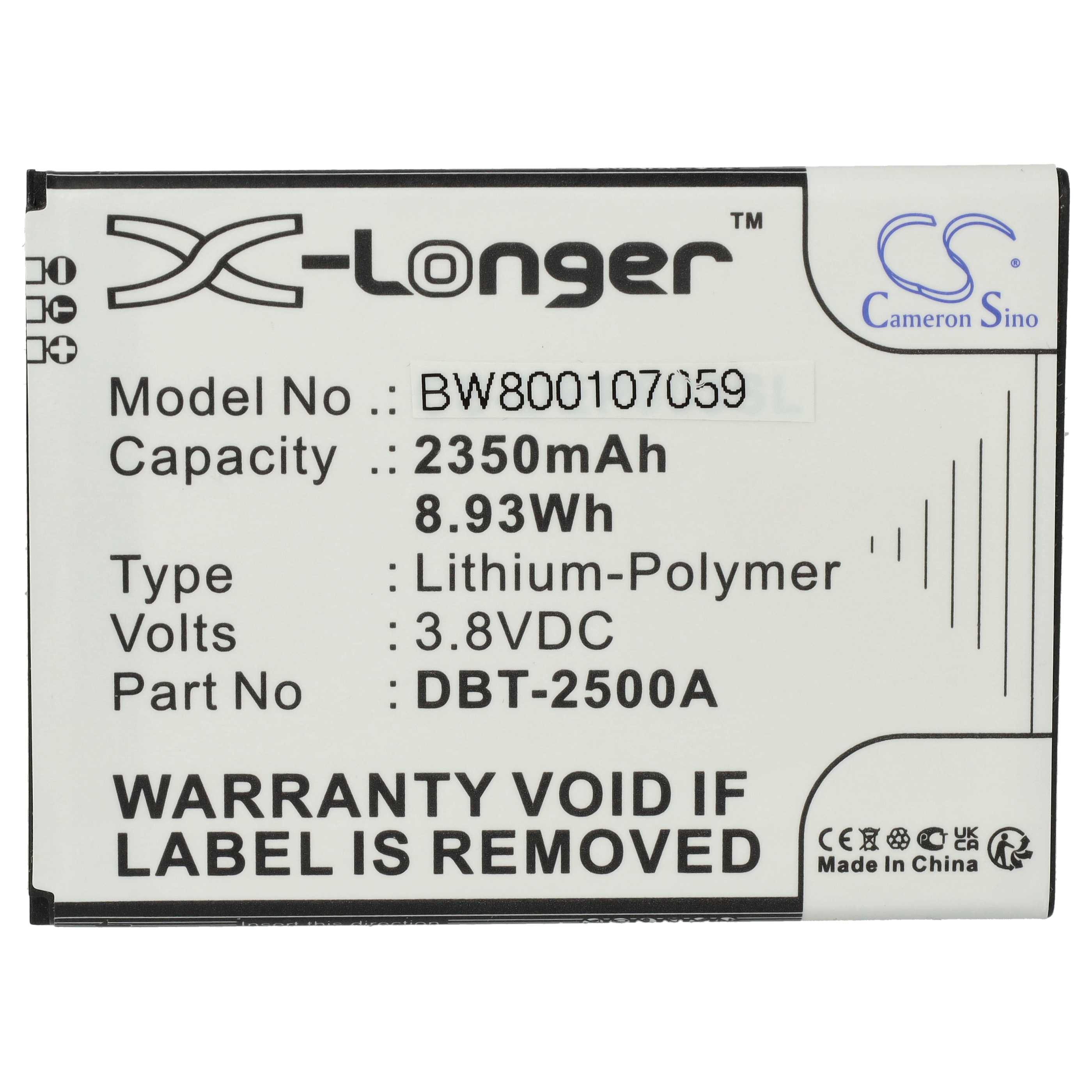 Akumulator do telefonu dla seniora zamiennik Doro DBT-2500A - 2350 mAh 3,8 V LiPo