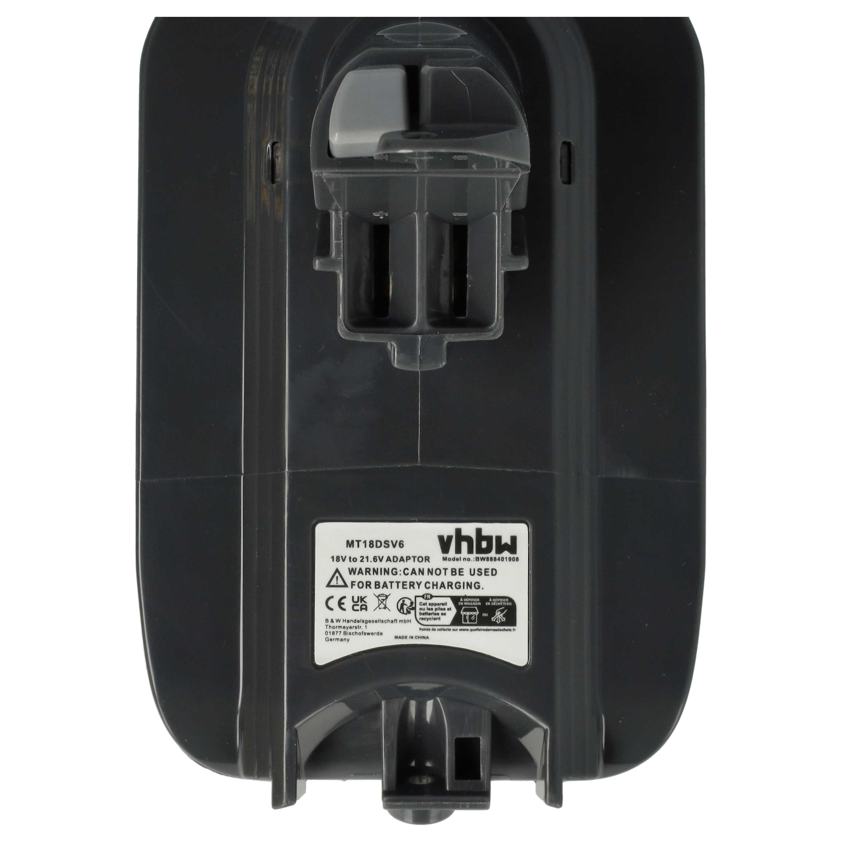 Adaptateur de batterie Makita 18 V Li-ion vers batterie d'aspirateur Dyson SV03