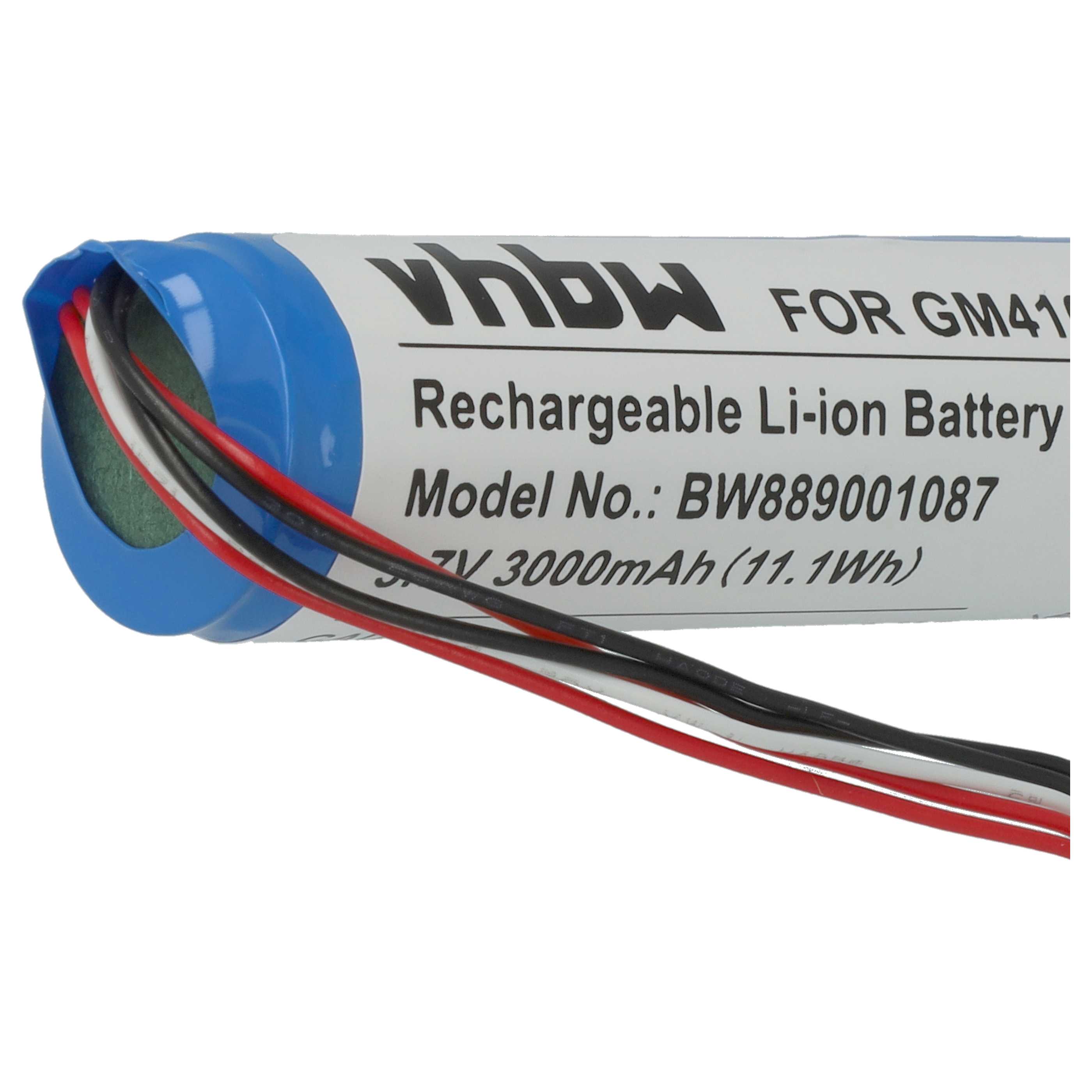 2x Batteries remplace Datalogic 128000894, BT-8, RBP-4000 pour scanner de code-barre Datalogic - 3000mAh 3,7V