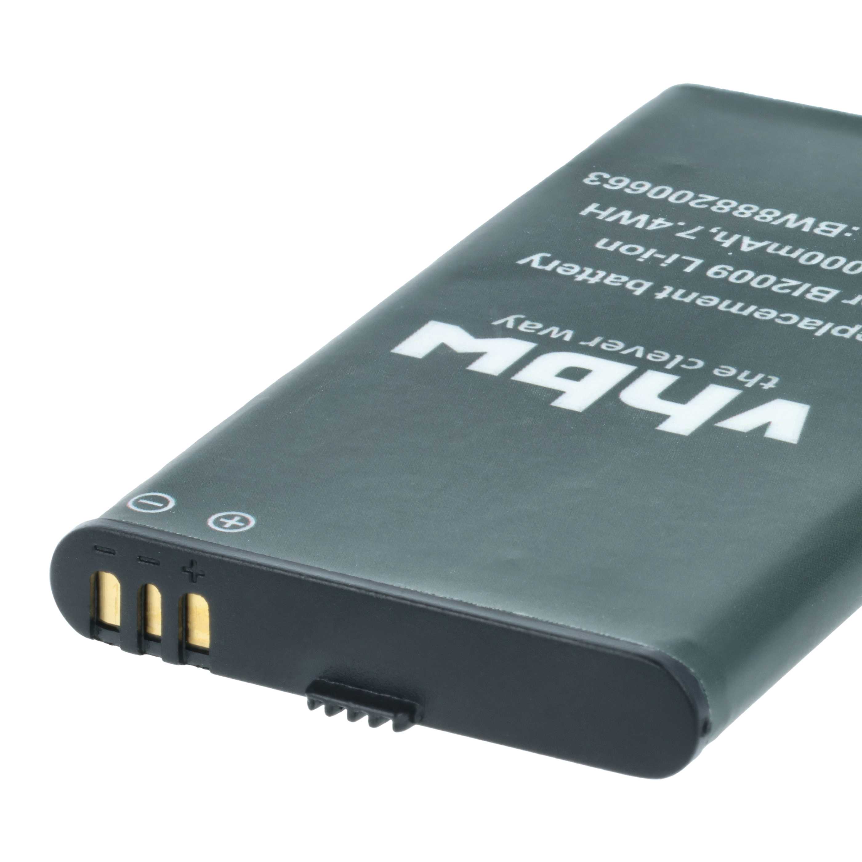 Radio Battery replaces Hytera BL2009 - 2000 mAh 3.7 V Li-Ion