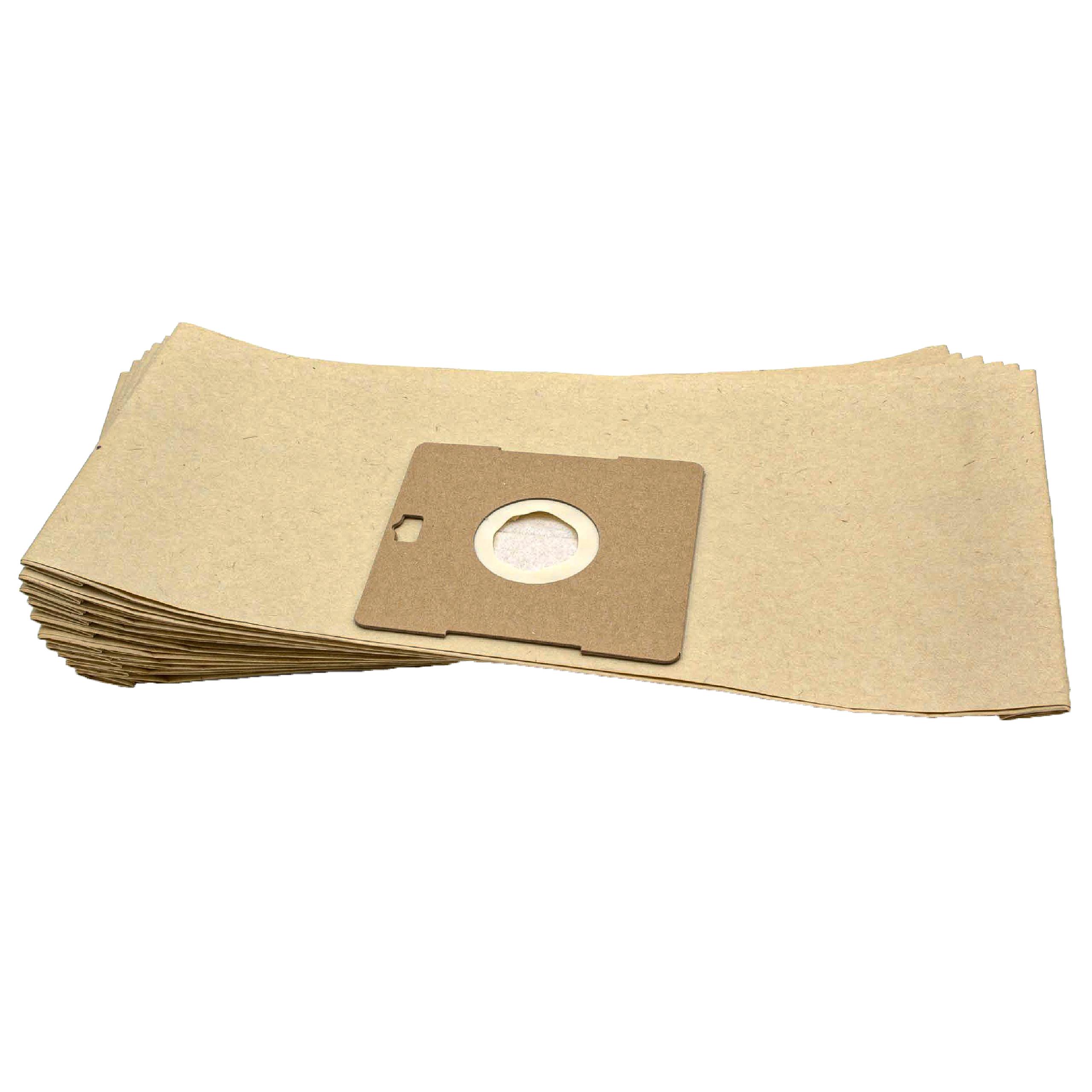 10x bolsa aspiradora reemplaza Grundig tipo G - bolsa higiénica para Proline - papel