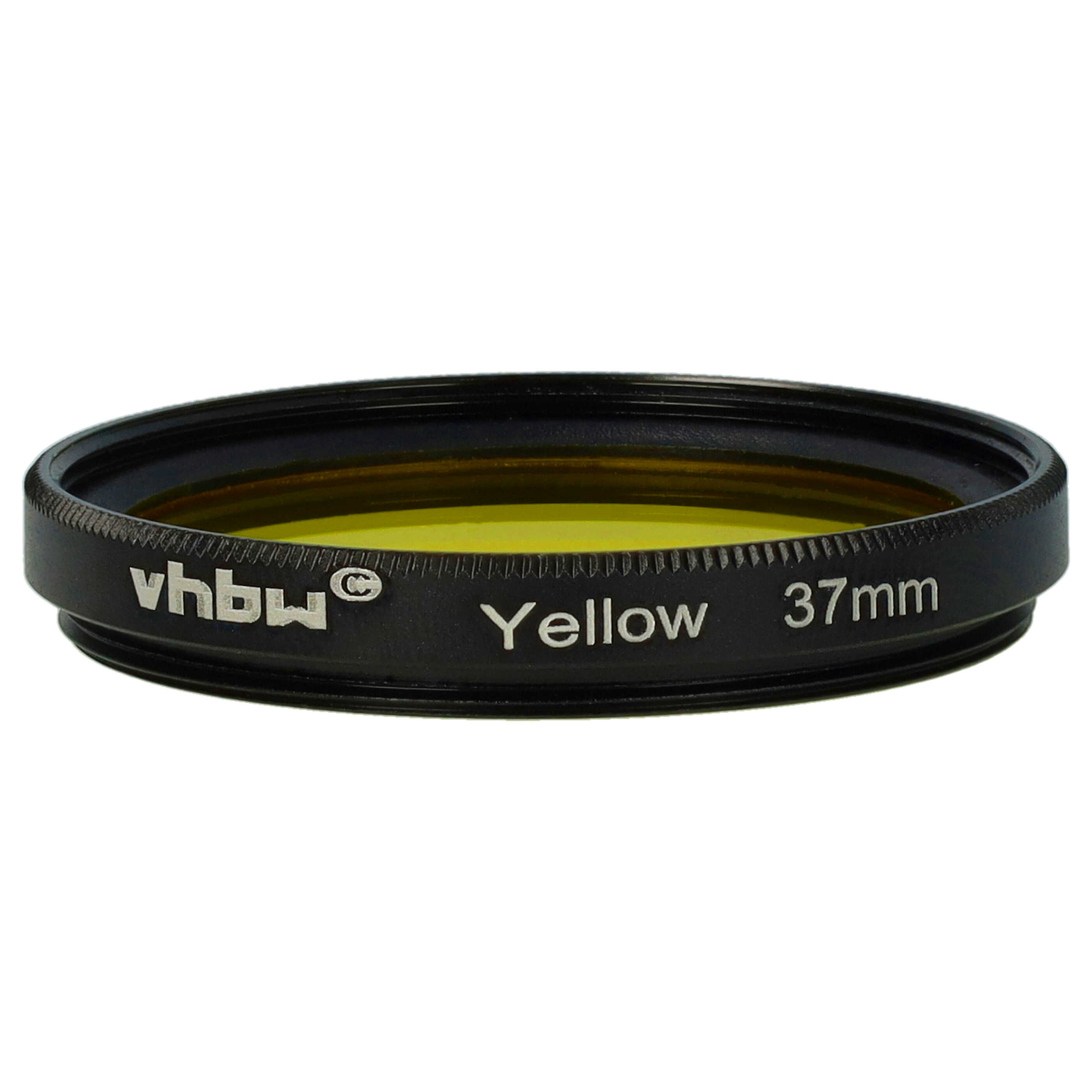 Coloured Filter, Yellow suitable for Camera Lenses with 37 mm Filter Thread - Yellow Filter